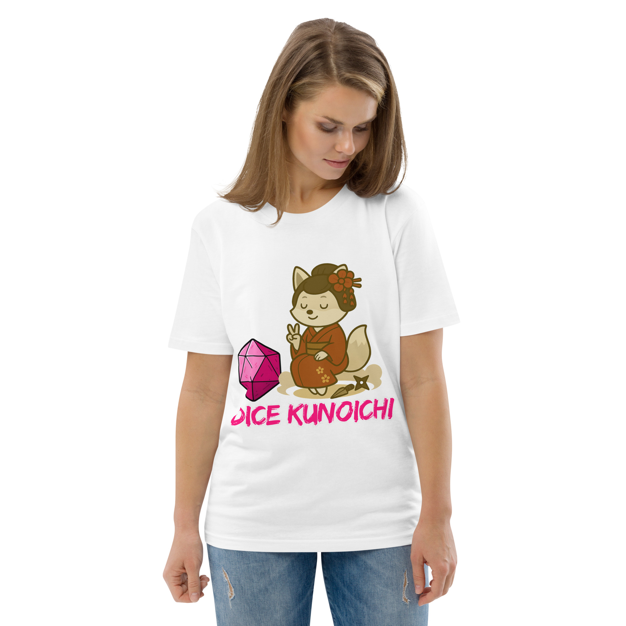 Dice Kunoishi - DTF-Unisex-Bio-Baumwoll-T-Shirt – Bild 114