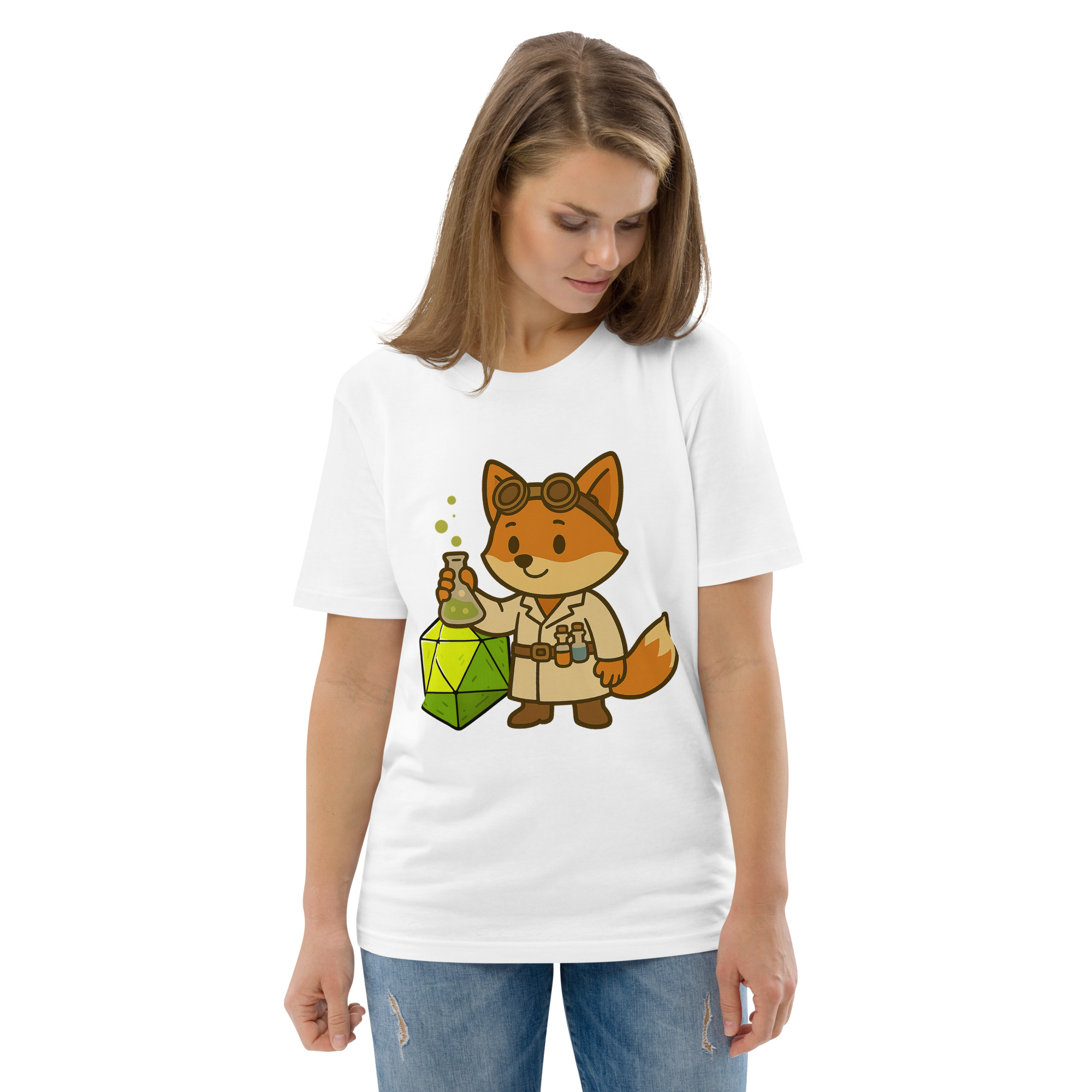 Dicefox Alchemist - DTF-Unisex-Bio-Baumwoll-T-Shirt – Bild 114