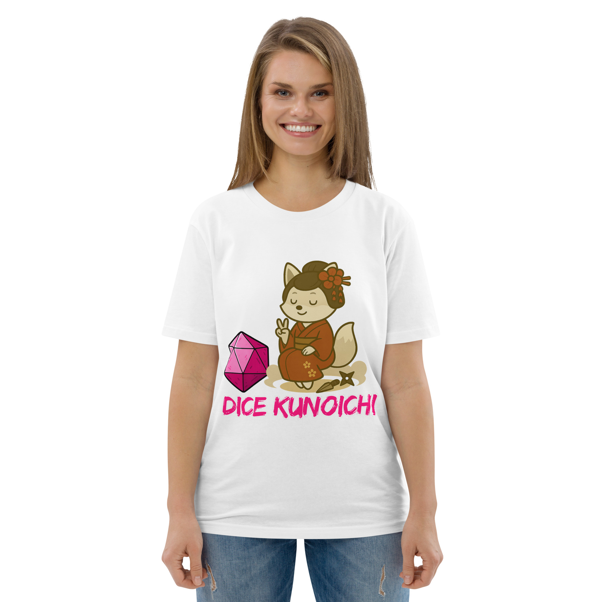 Dice Kunoishi - DTF-Unisex-Bio-Baumwoll-T-Shirt – Bild 113