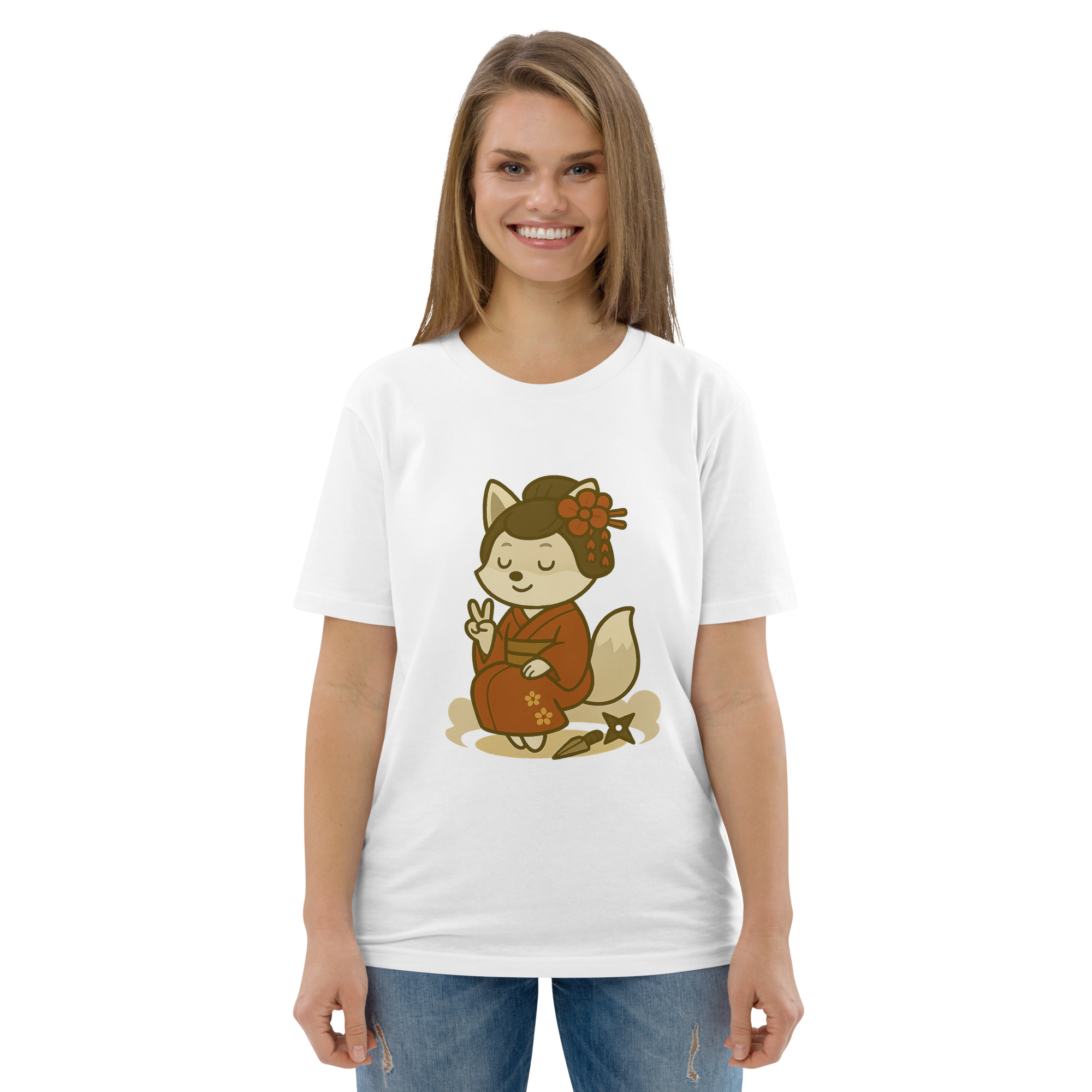 Fox Kunoishi - DTF-Unisex-Bio-Baumwoll-T-Shirt – Bild 113