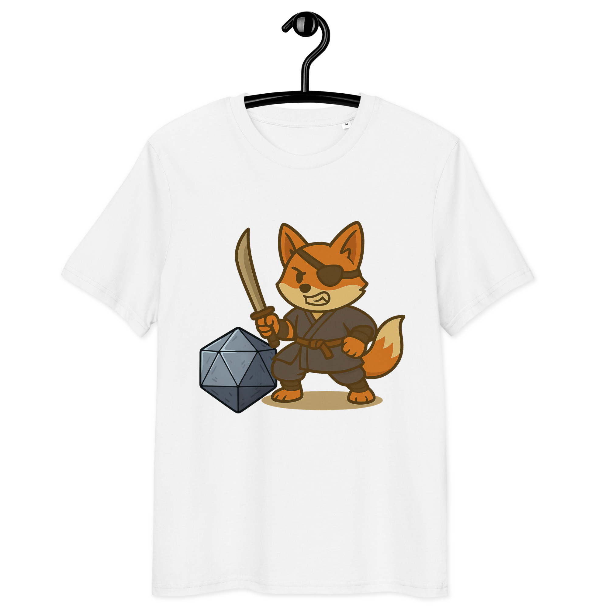 Dicefox Ronin - DTF-Unisex-Bio-Baumwoll-T-Shirt – Bild 28