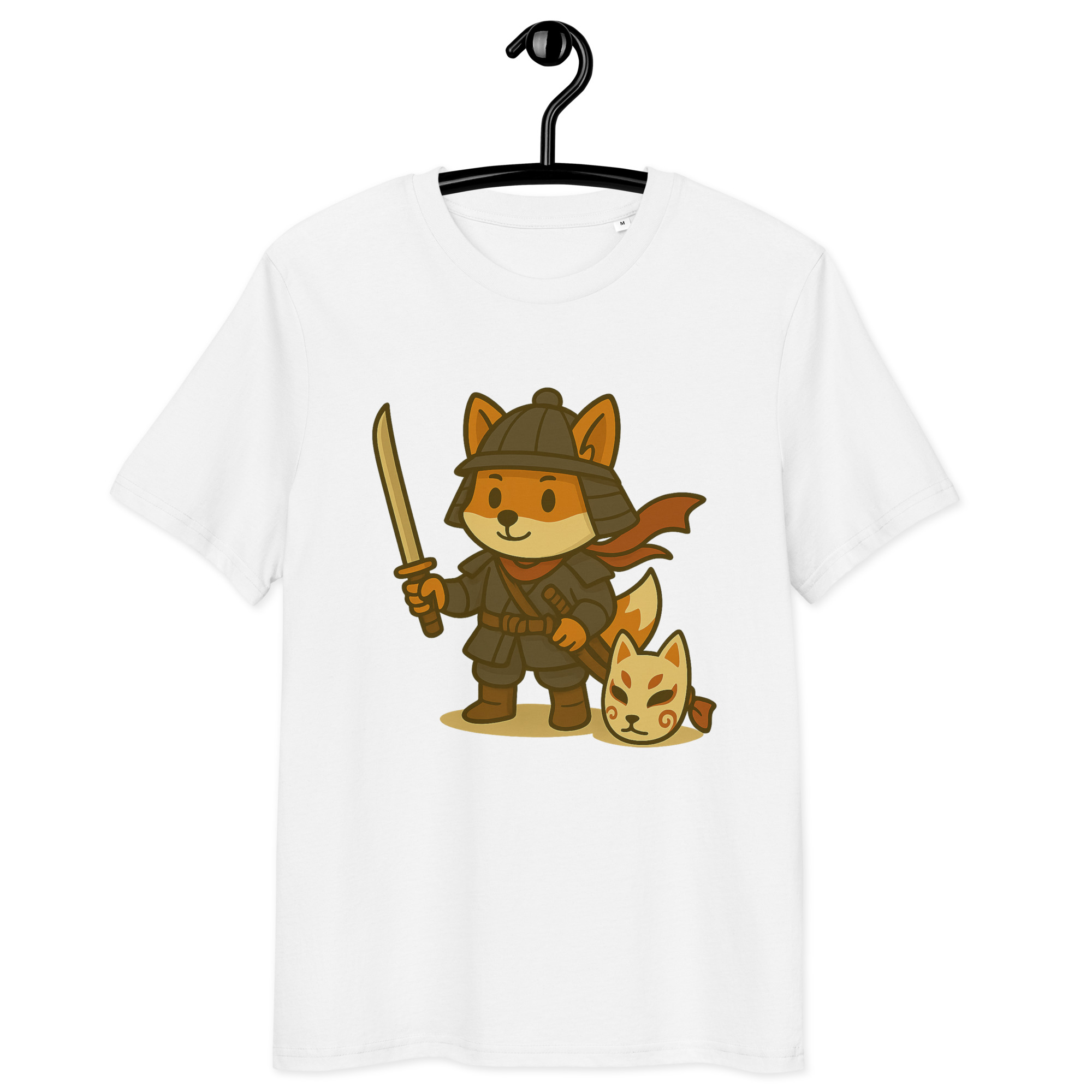 Fox Samurai - DTF-Unisex-Bio-Baumwoll-T-Shirt – Bild 29