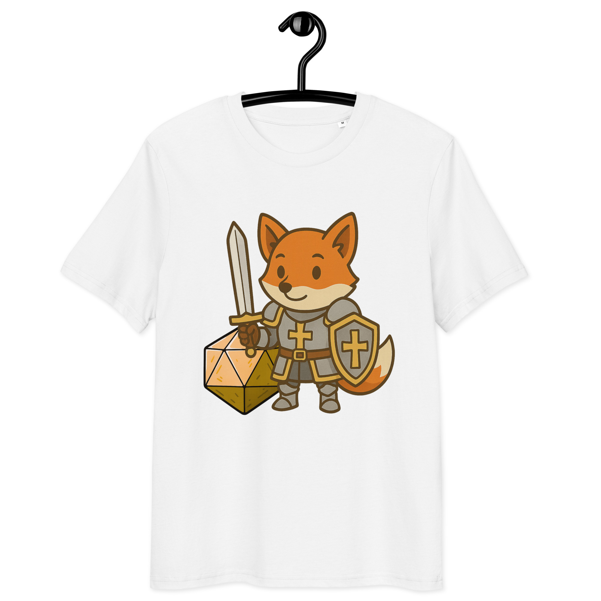 Dicefox Paladin - DTF-Unisex-Bio-Baumwoll-T-Shirt – Bild 29