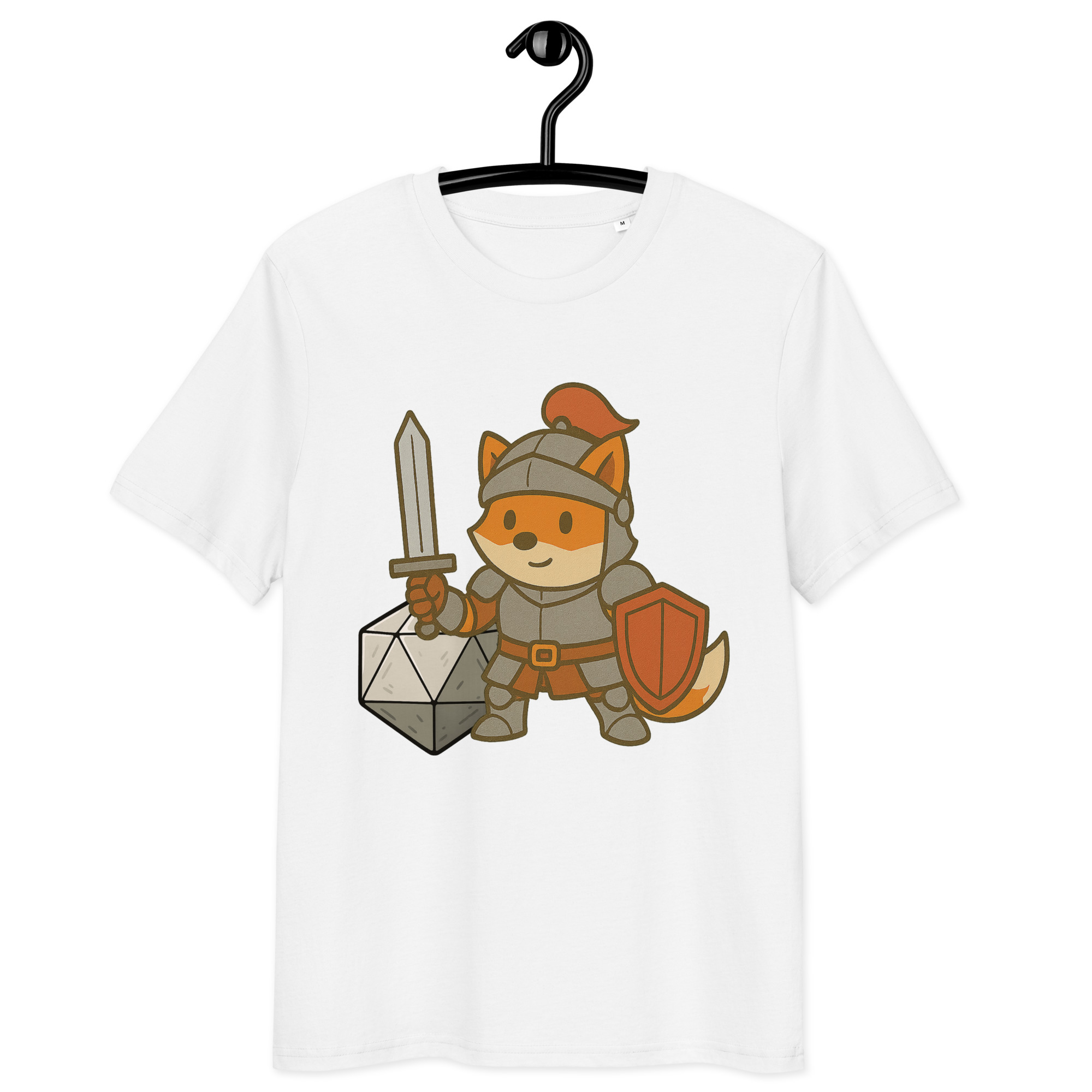 Dicefox Knight - DTF-Unisex-Bio-Baumwoll-T-Shirt – Bild 28
