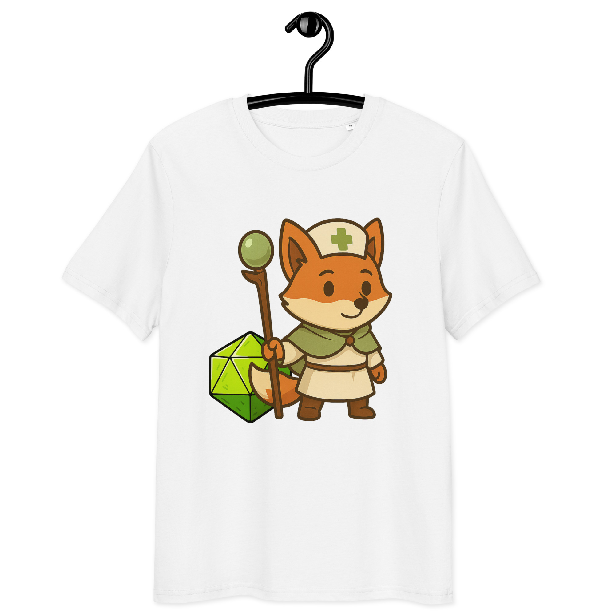 Dicefox Cleric - DTF-Unisex-Bio-Baumwoll-T-Shirt – Bild 28