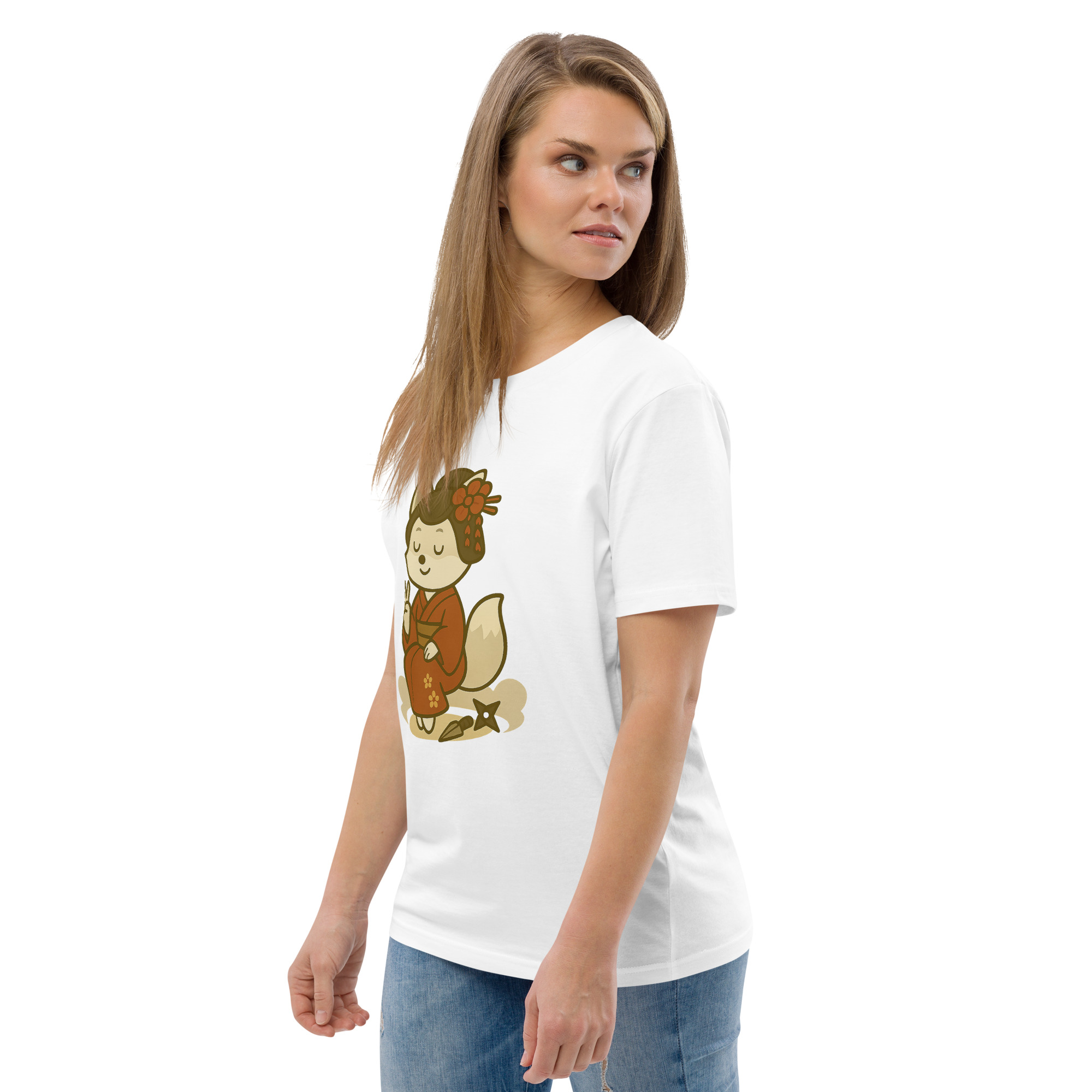 Fox Kunoishi - DTF-Unisex-Bio-Baumwoll-T-Shirt – Bild 117