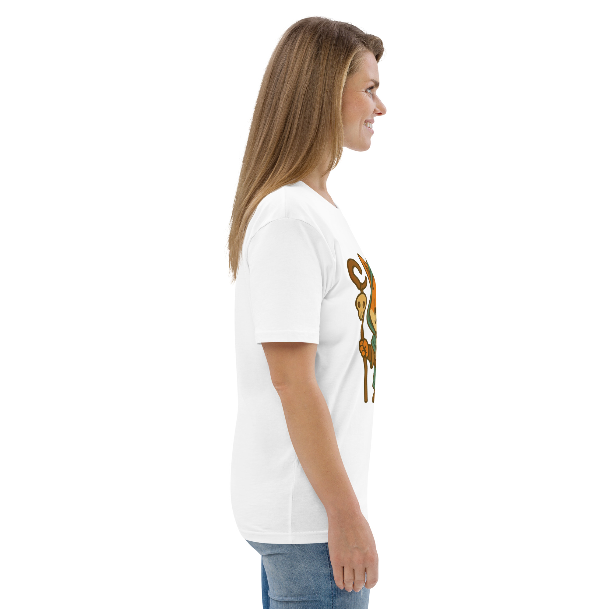 Fox Shaman - DTF-Unisex-Bio-Baumwoll-T-Shirt – Bild 119