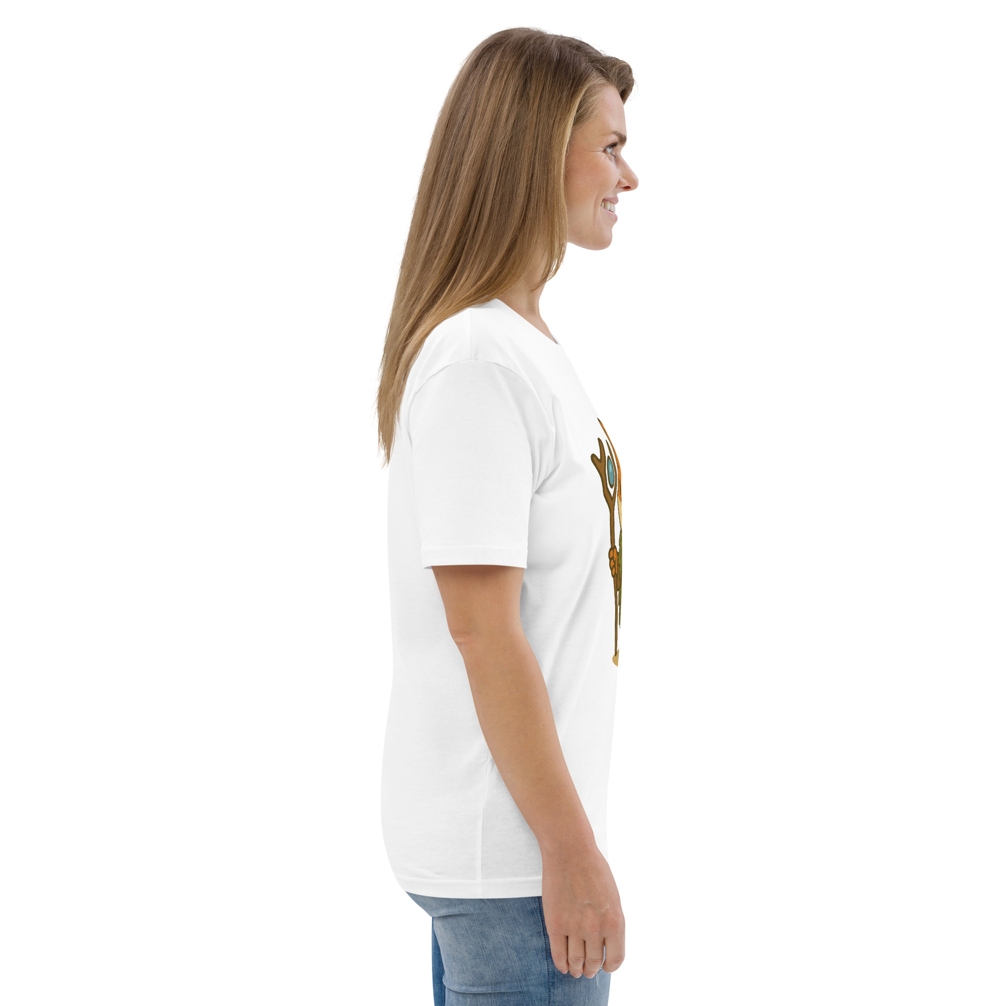 Fox Druid - DTF-Unisex-Bio-Baumwoll-T-Shirt – Bild 118
