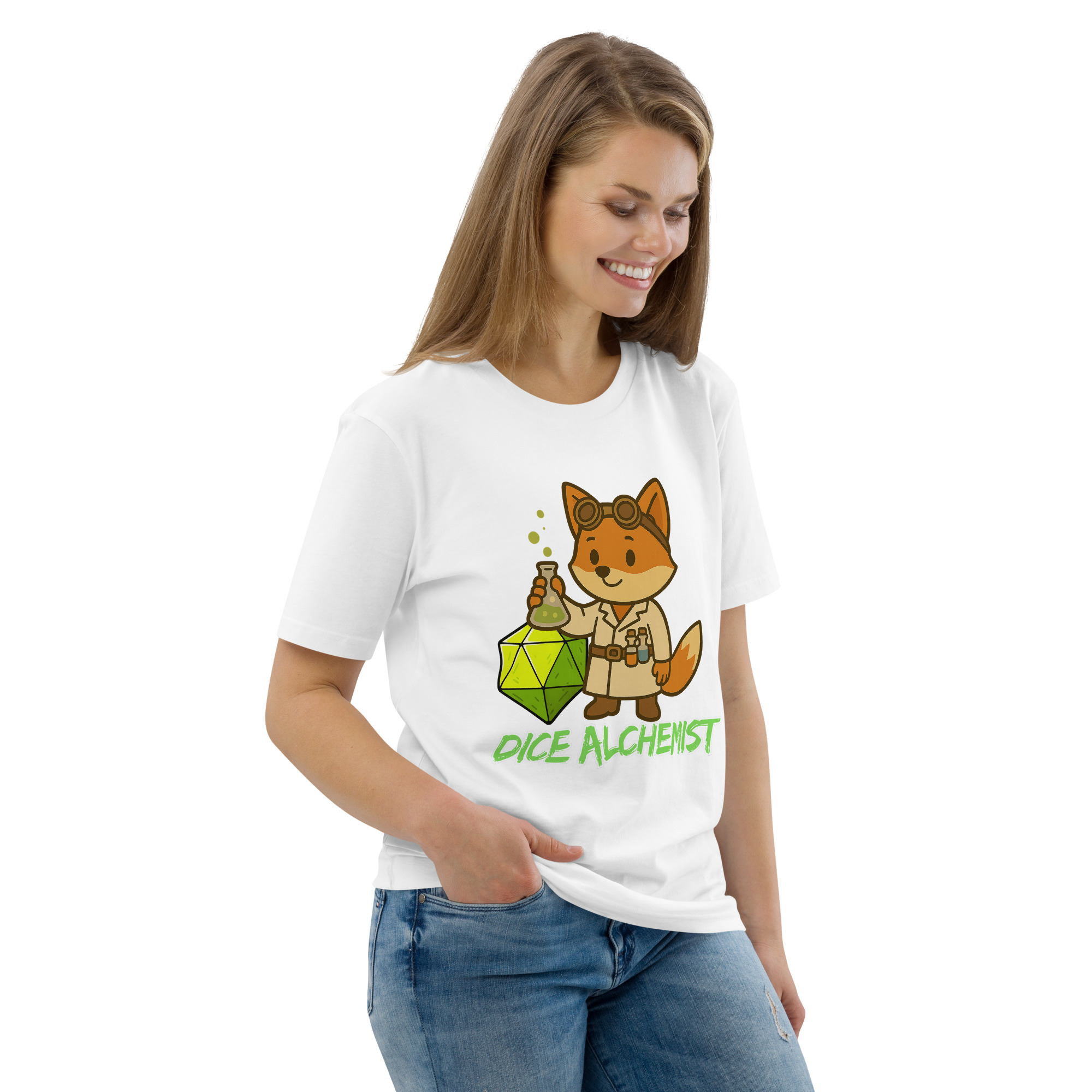 Dice Alchemist - DTF-Unisex-Bio-Baumwoll-T-Shirt – Bild 118