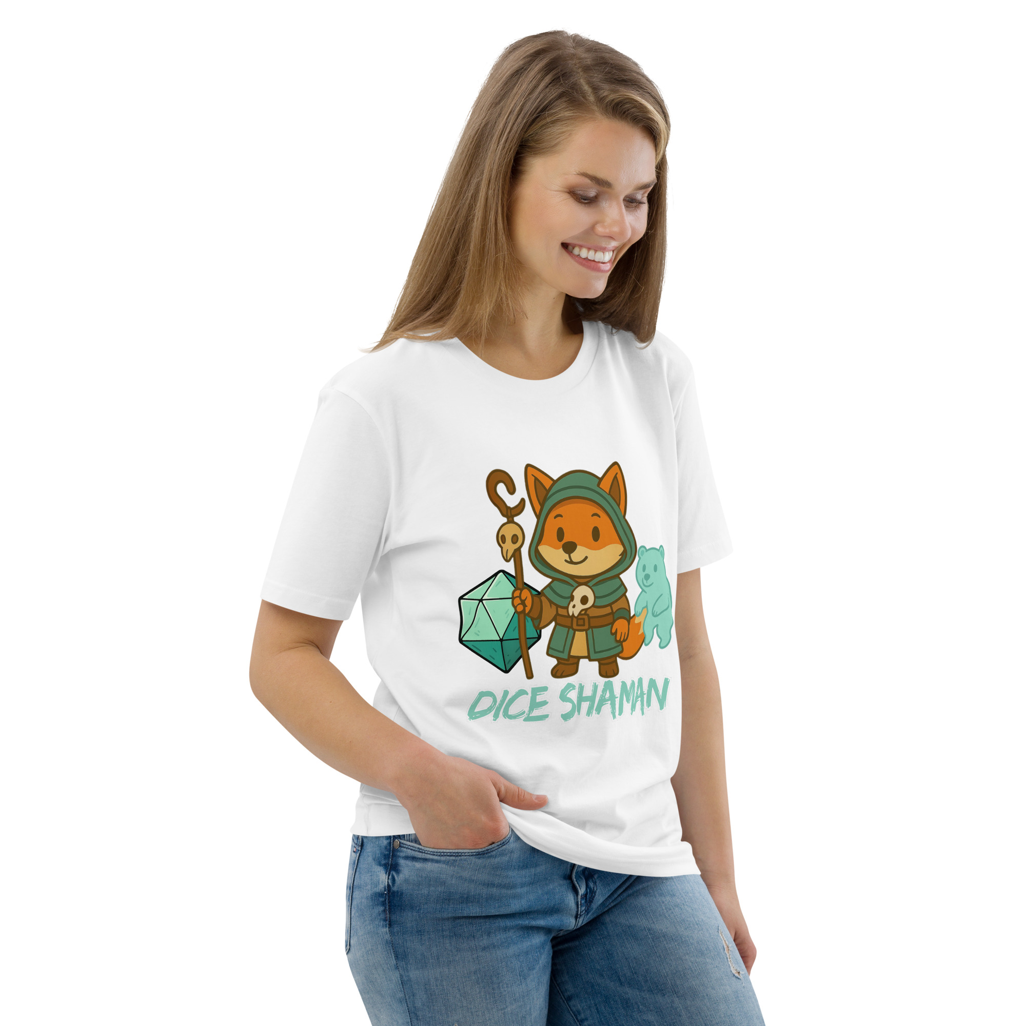 Dice Shaman - DTF-Unisex-Bio-Baumwoll-T-Shirt – Bild 118
