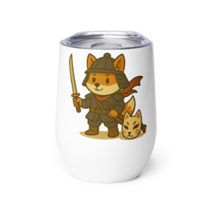 Fox Samurai - Weinbecher 355 ml (12 oz)