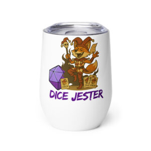 Dice Jester - Weinbecher 355 ml (12 oz)