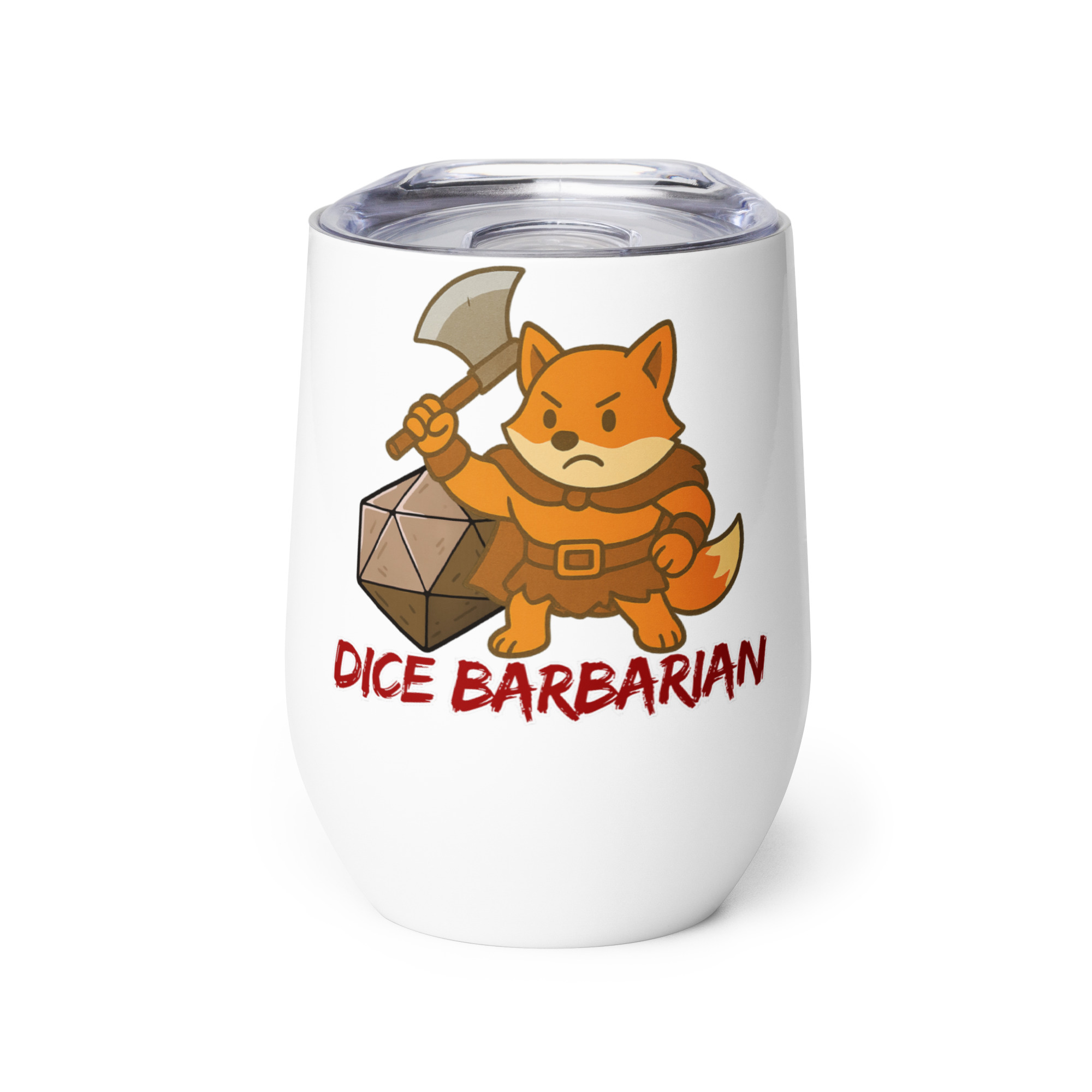 Dice Barbarian - Weinbecher 355 ml (12 oz)