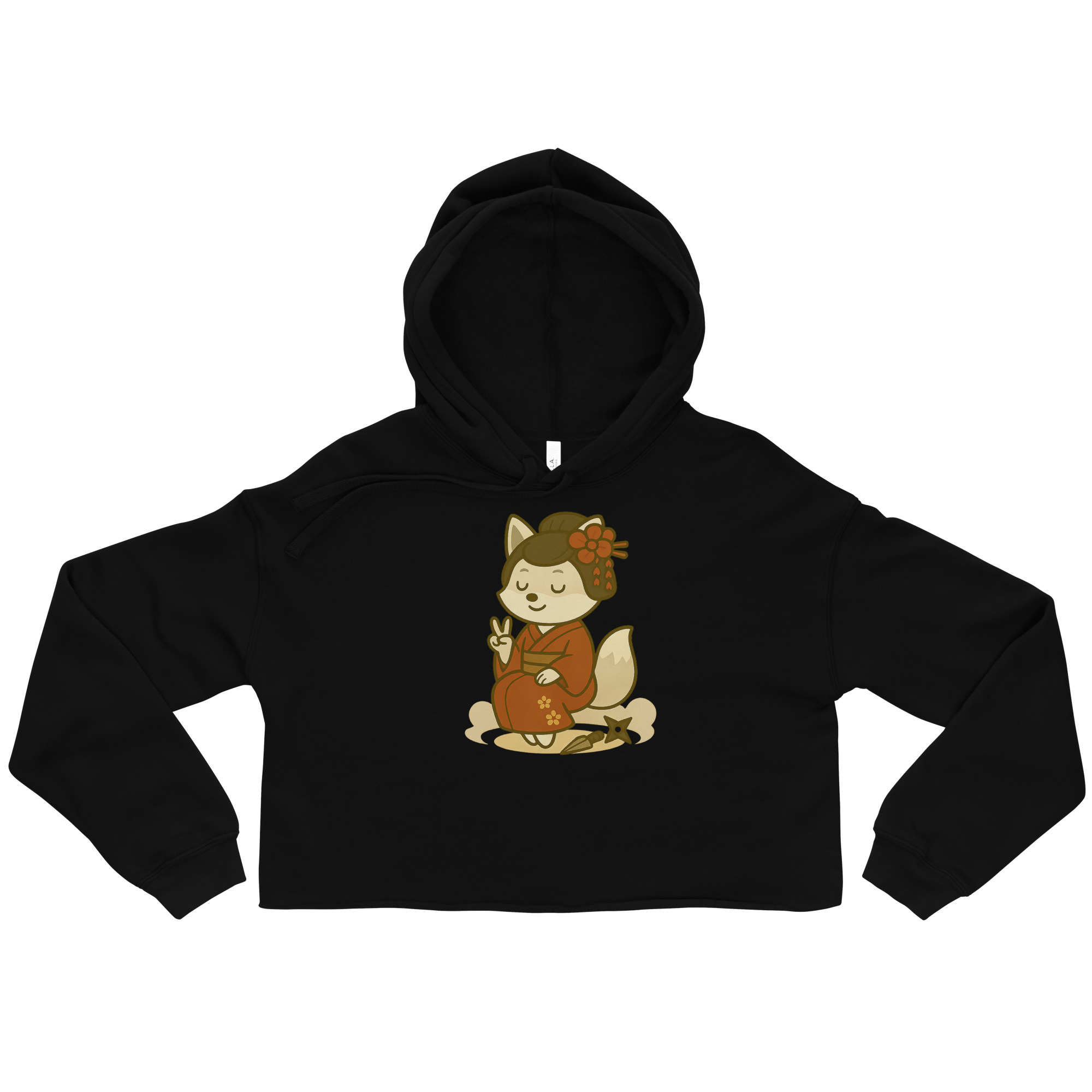 Fox Kunoishi - DTF-Crop-Hoodie