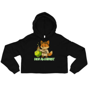 Dice Alchemist - DTF-Crop-Hoodie
