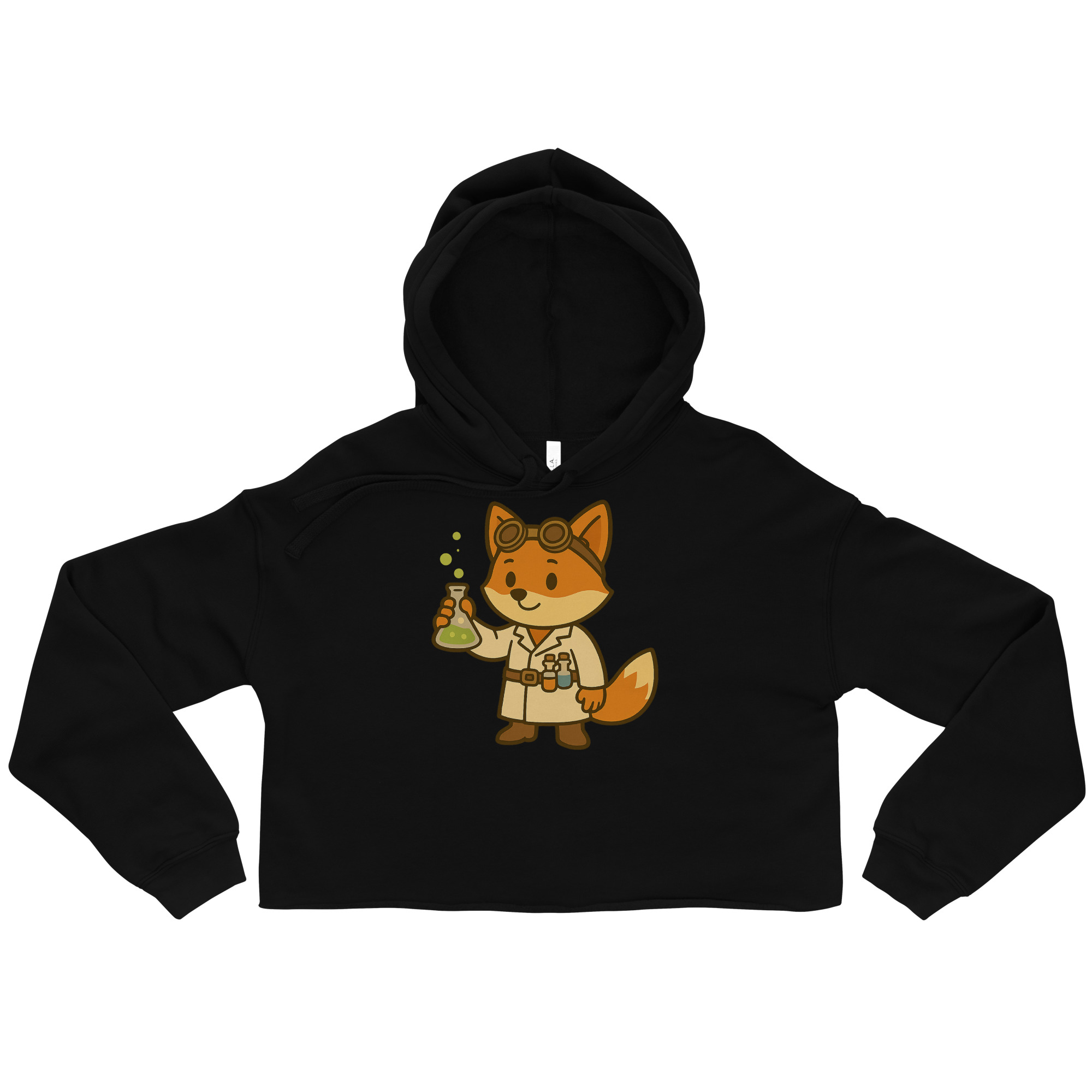 Fox Alchemist - DTF-Crop-Hoodie