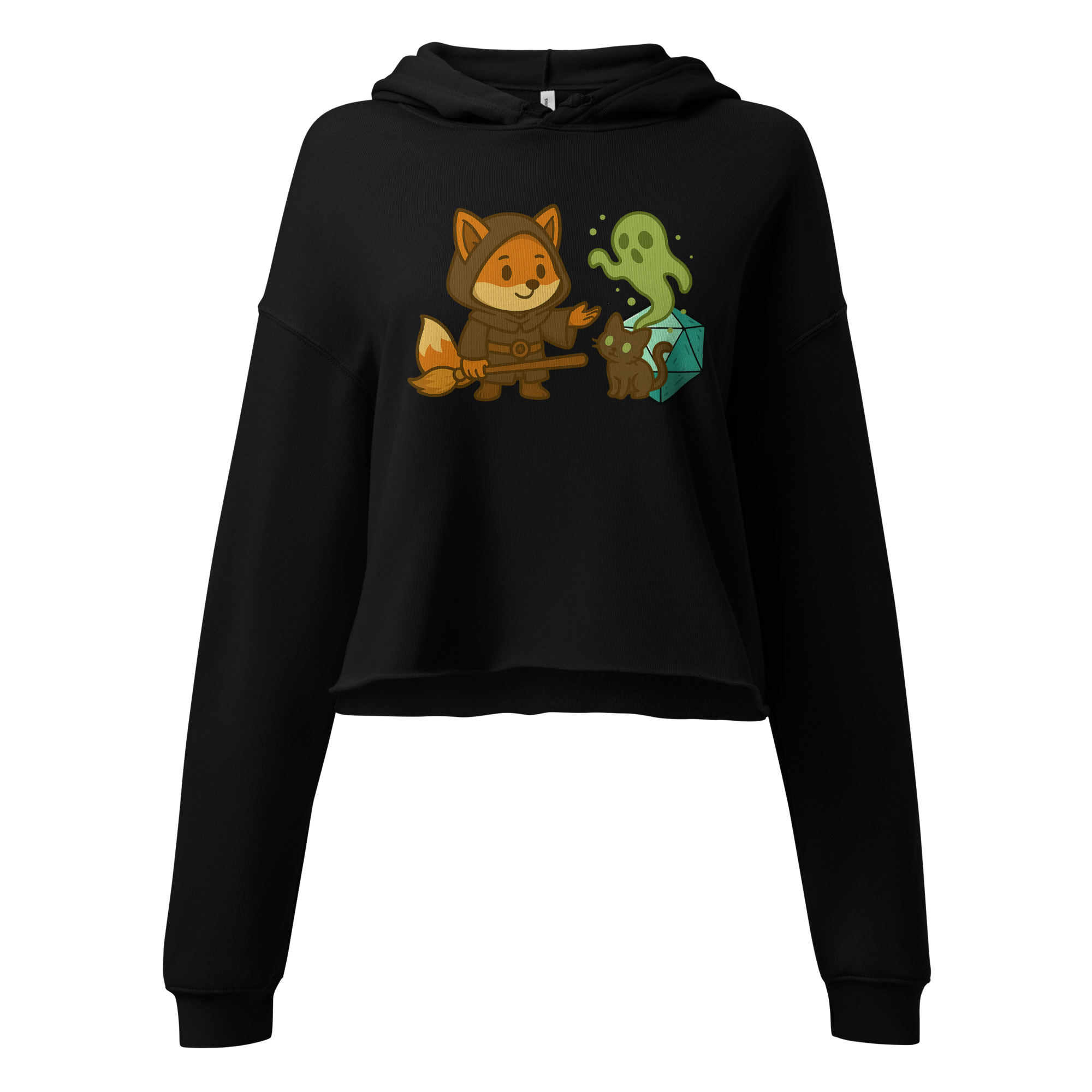 Dicefox Multiclass Talent - DTF-Crop-Hoodie