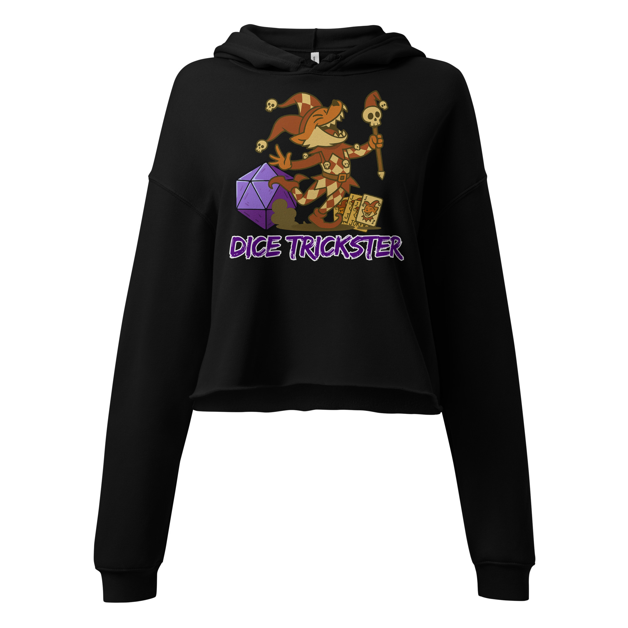 Dice Trickser - DTF-Crop-Hoodie