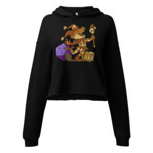 Dicefox Trickser - DTF-Crop-Hoodie