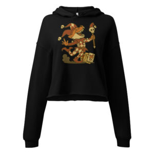 Fox Trickser - DTF-Crop-Hoodie