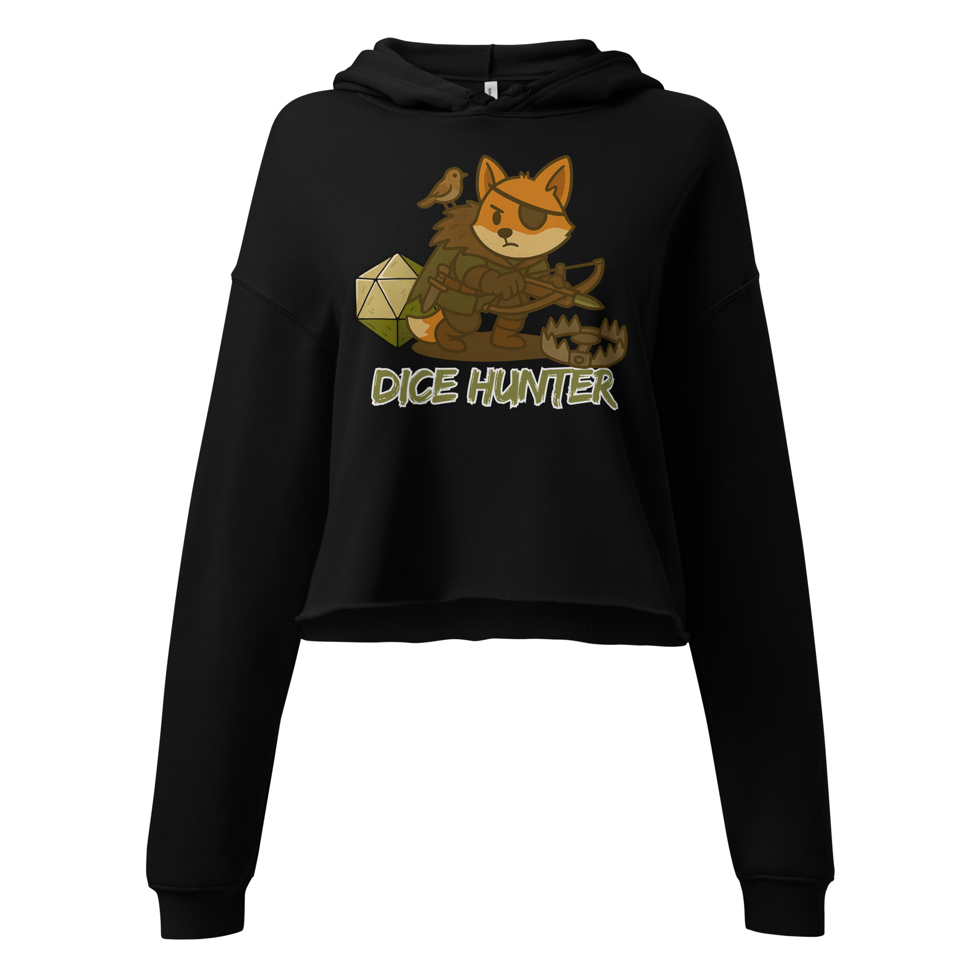 Dice Hunter - DTF-Crop-Hoodie