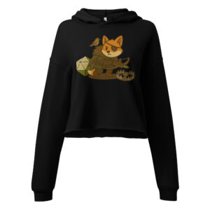 Dicefox Hunter - DTF-Crop-Hoodie