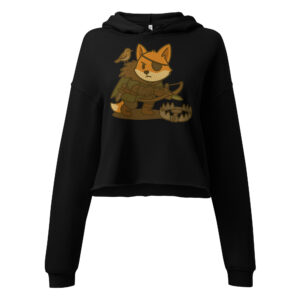 Fox Hunter - DTF-Crop-Hoodie