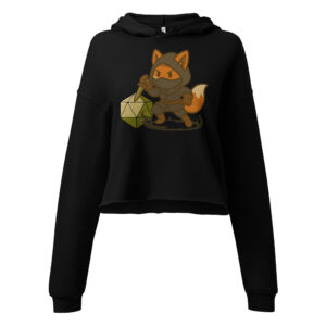 Dicefox Assassin - DTF-Crop-Hoodie