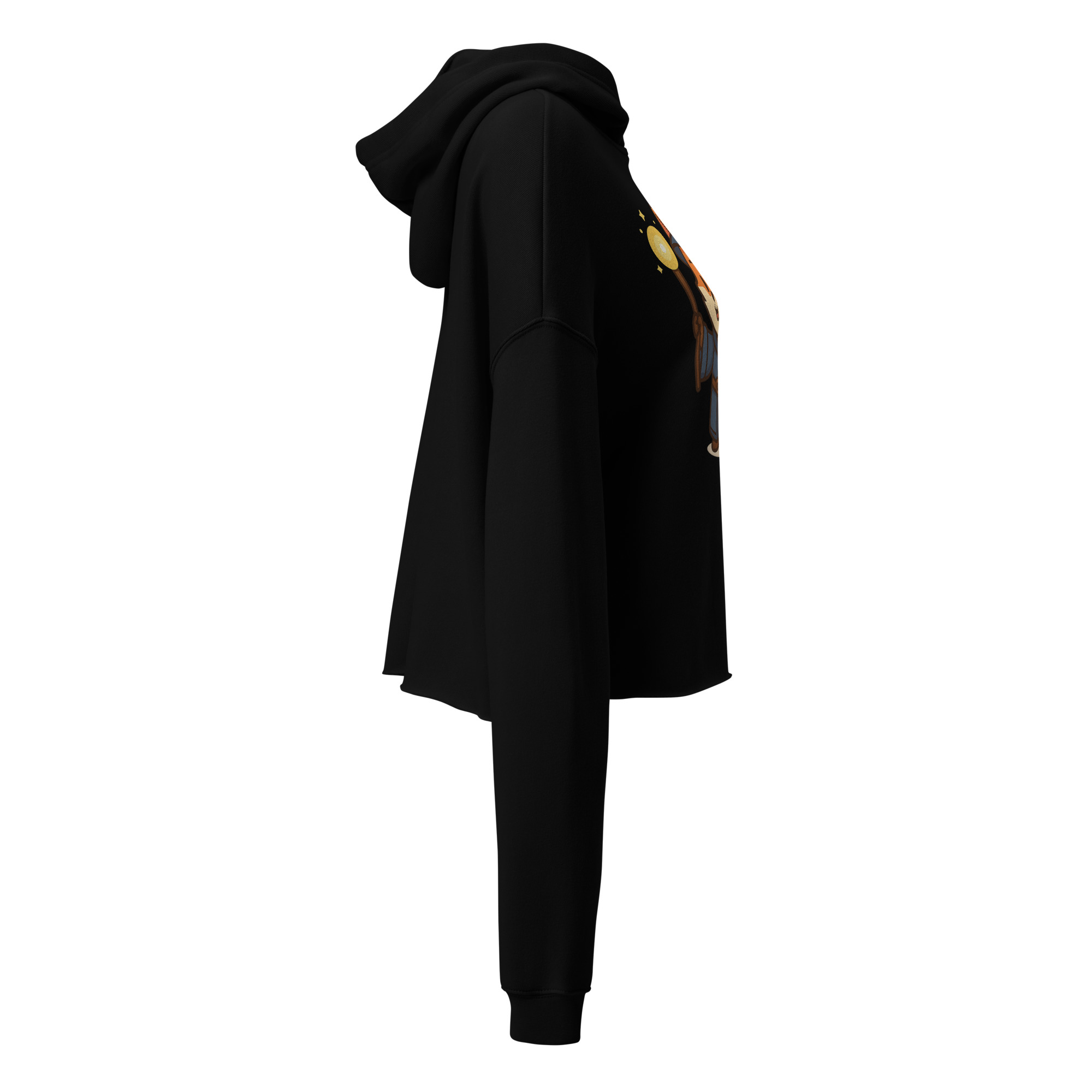 Fox Wizard - DTF-Crop-Hoodie – Bild 5