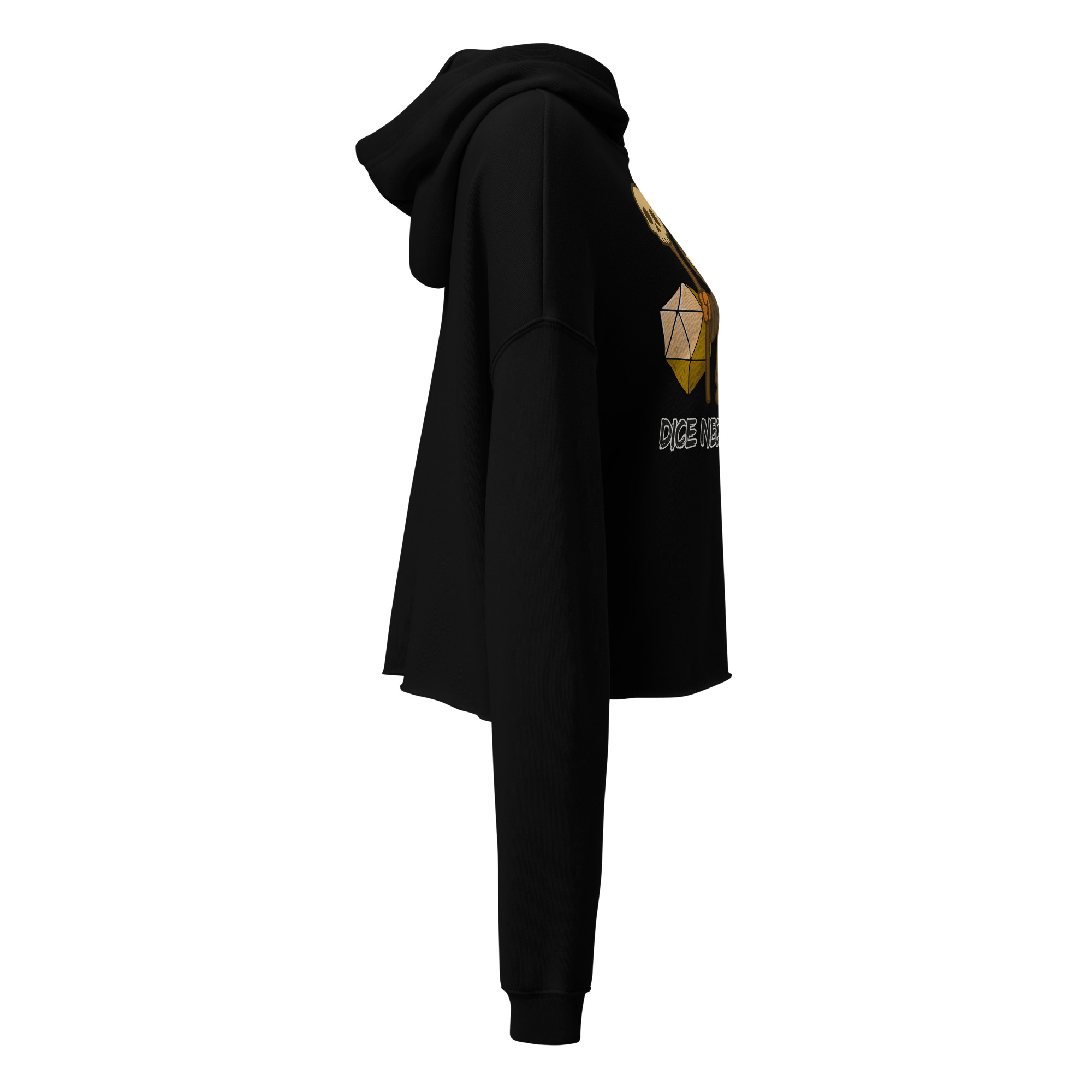 Dice Necromancer - DTF-Crop-Hoodie – Bild 5