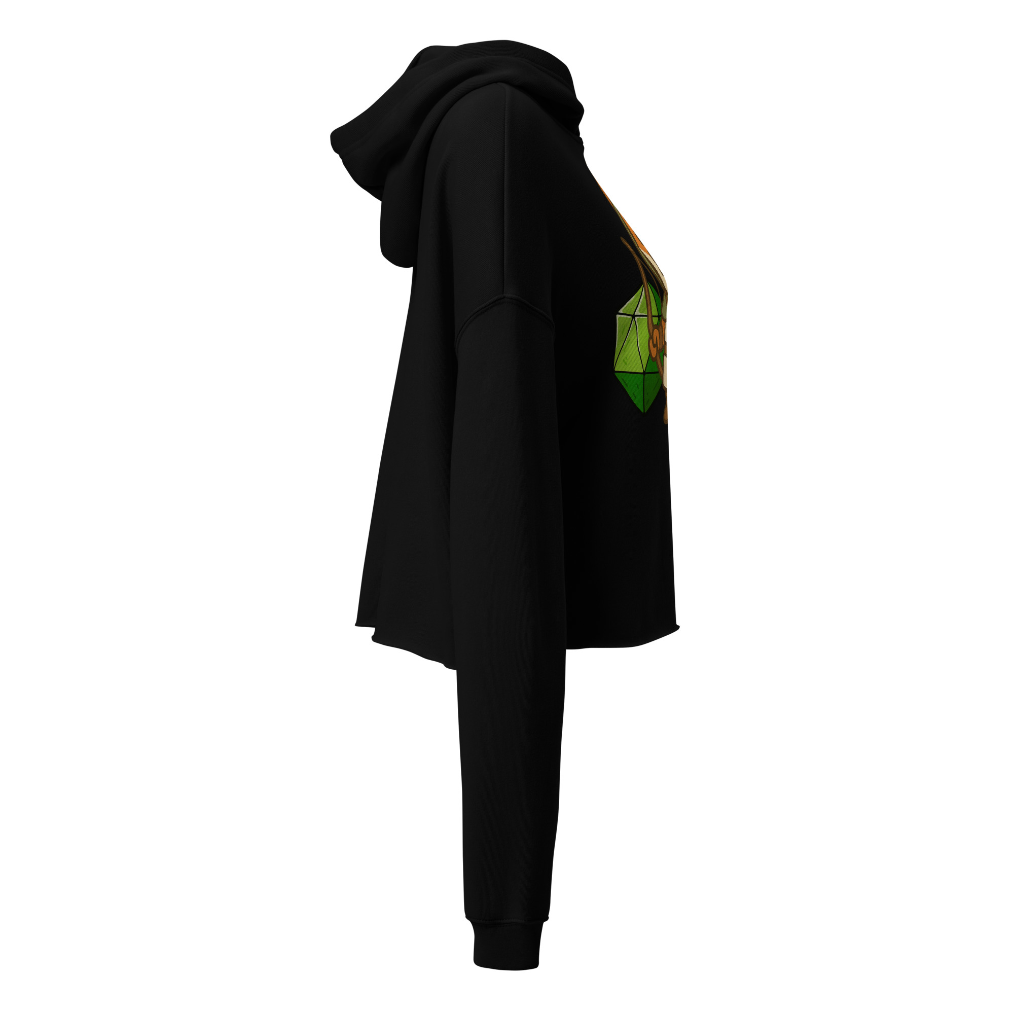 Dicefox Ranger - DTF-Crop-Hoodie – Bild 4
