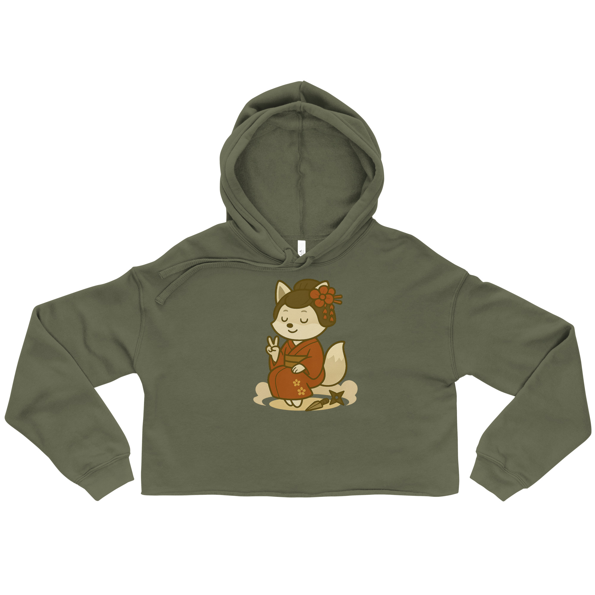 Fox Kunoishi - DTF-Crop-Hoodie – Bild 5