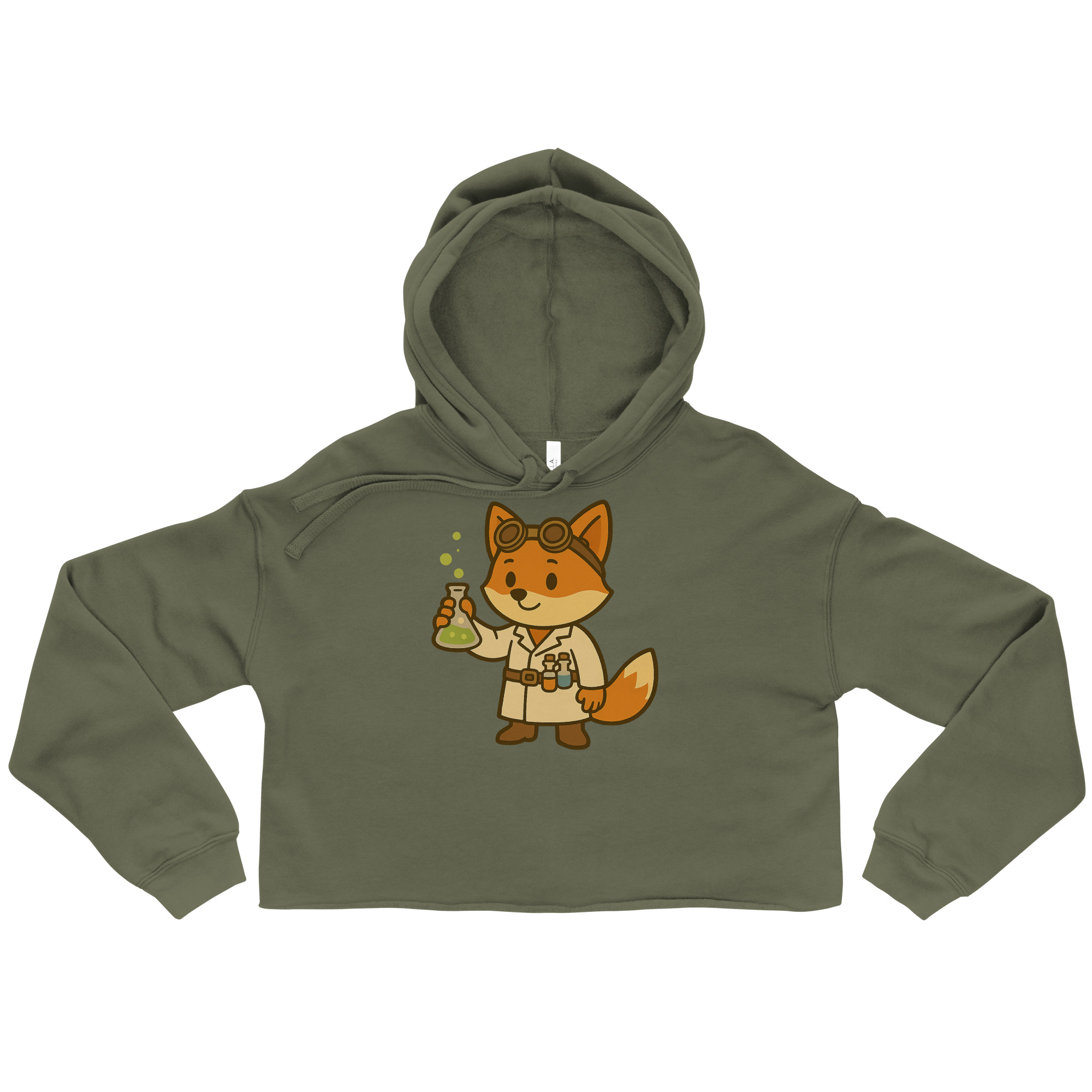 Fox Alchemist - DTF-Crop-Hoodie – Bild 5