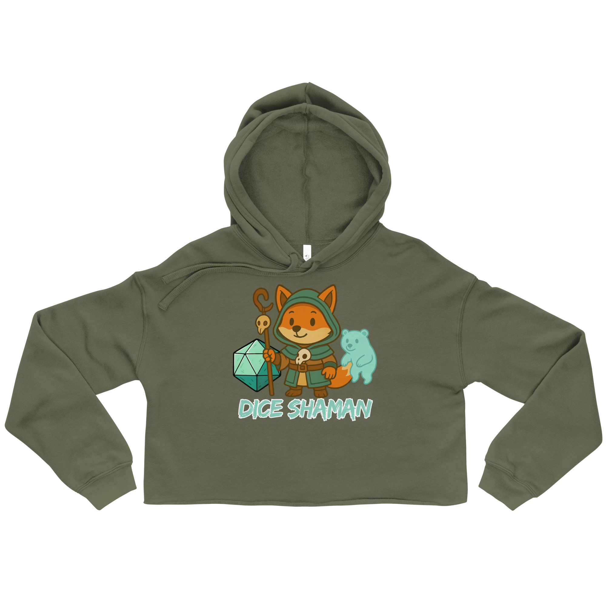 Dice Shaman - DTF-Crop-Hoodie – Bild 6