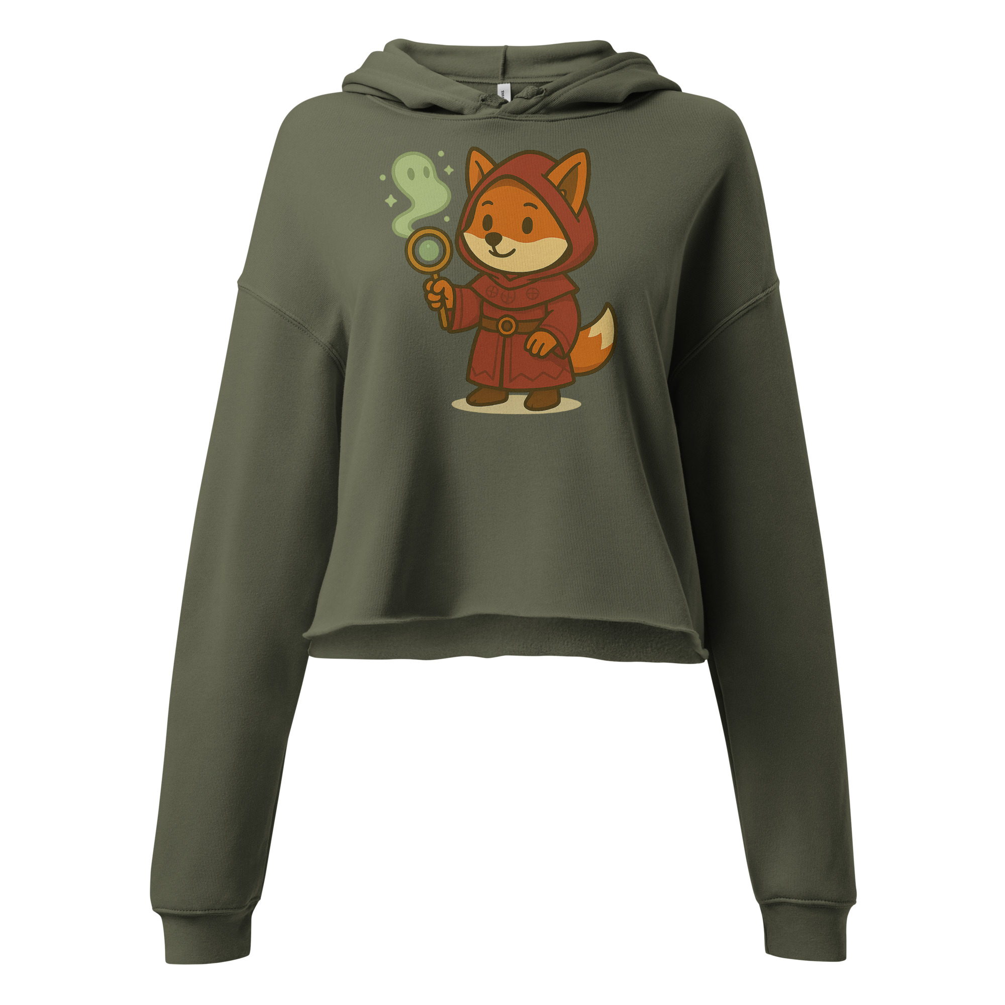 Fox Sorcerer - DTF-Crop-Hoodie – Bild 5