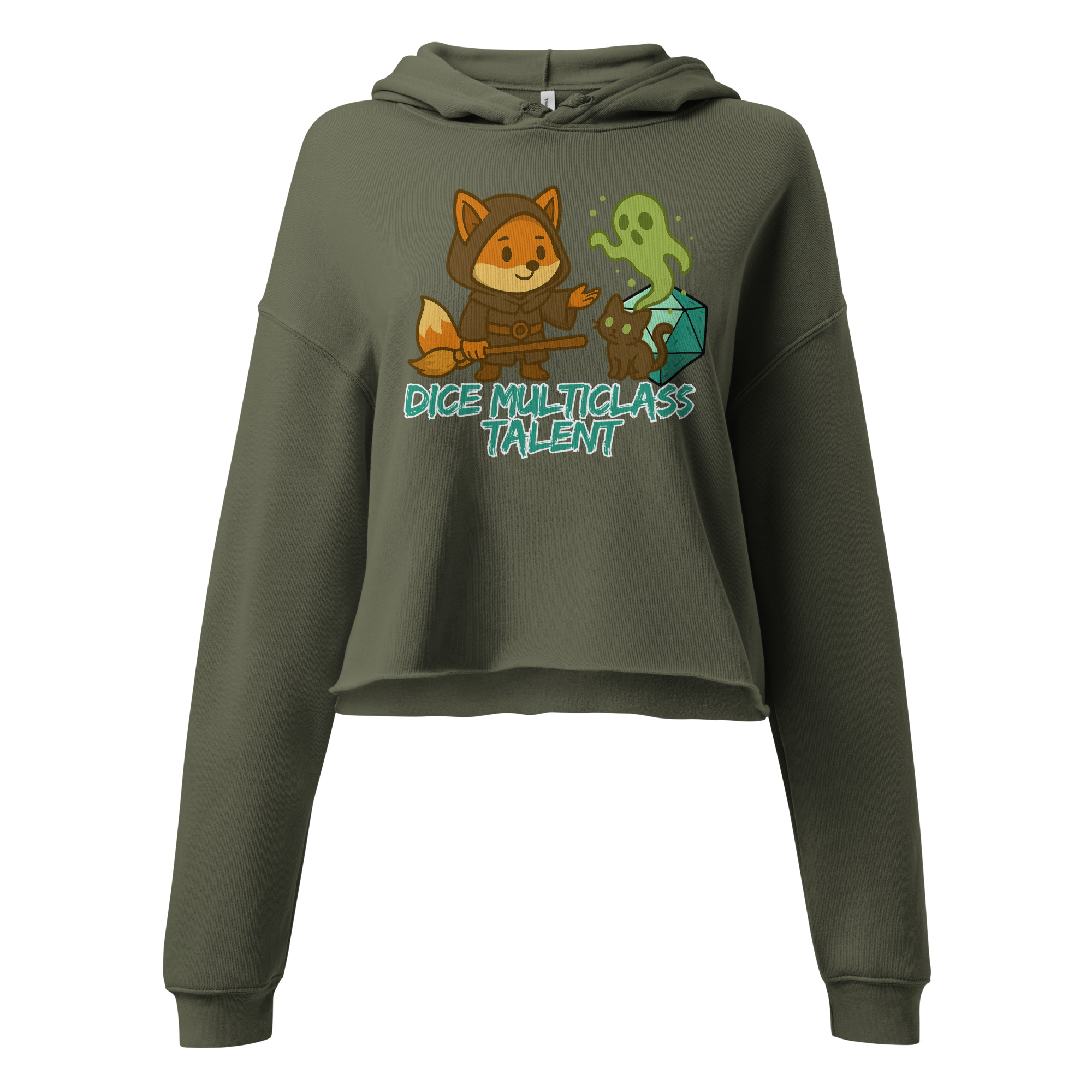 Dice Multiclass Talent - DTF-Crop-Hoodie – Bild 5