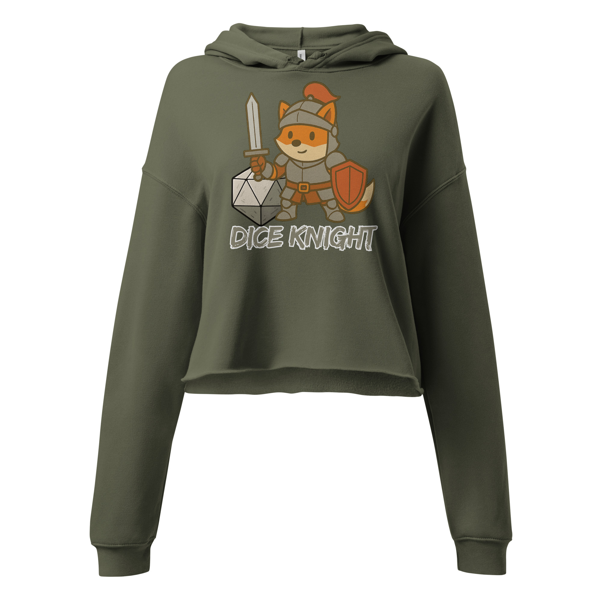 Dice Knight - DTF-Crop-Hoodie – Bild 6
