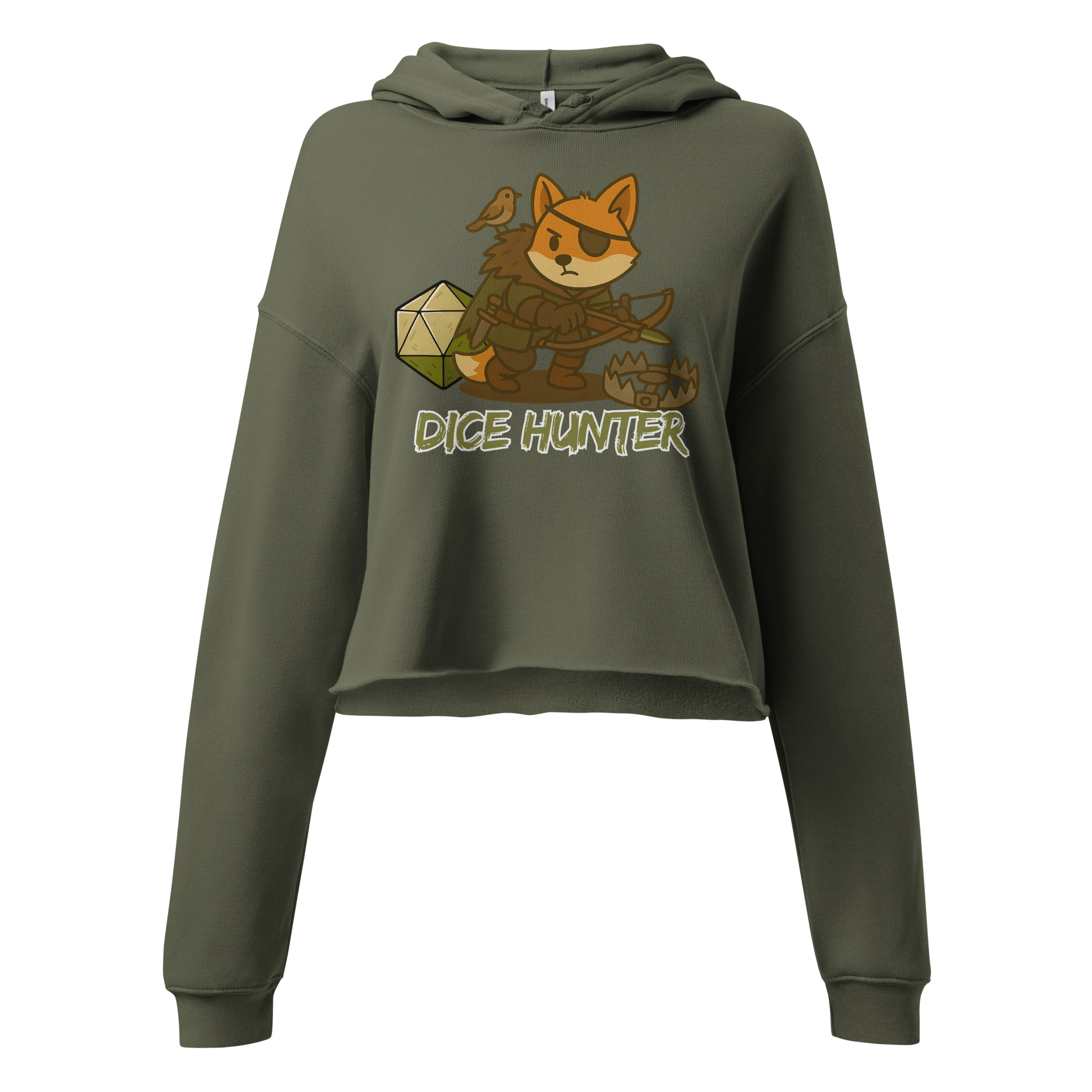 Dice Hunter - DTF-Crop-Hoodie – Bild 6