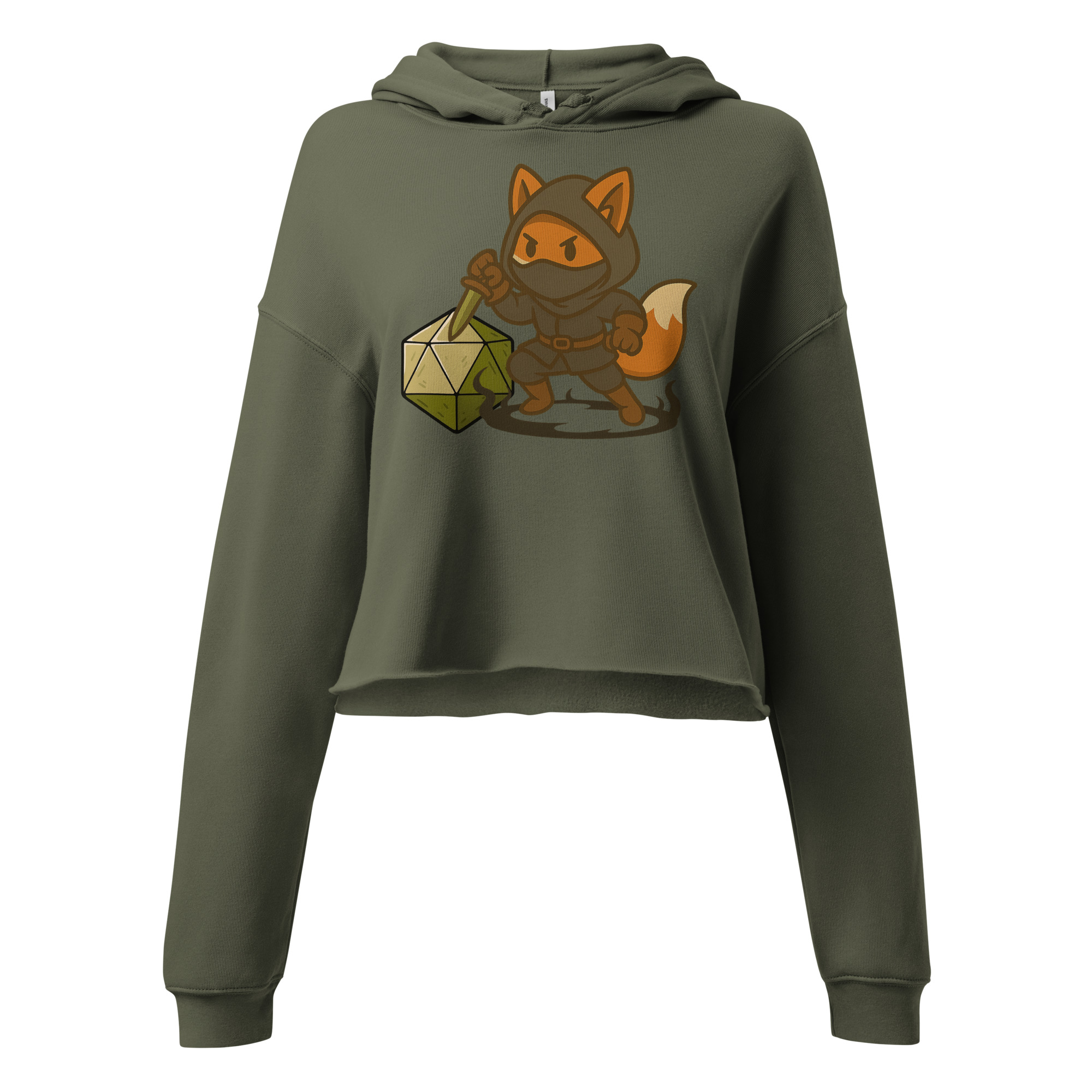 Dicefox Assassin - DTF-Crop-Hoodie – Bild 6
