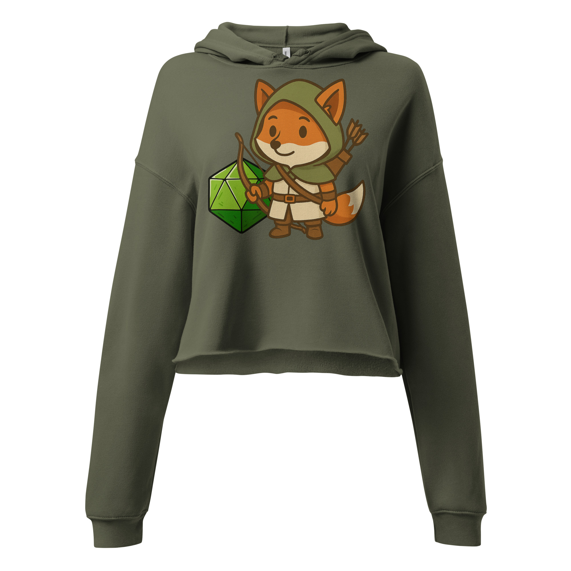 Dicefox Ranger - DTF-Crop-Hoodie – Bild 5