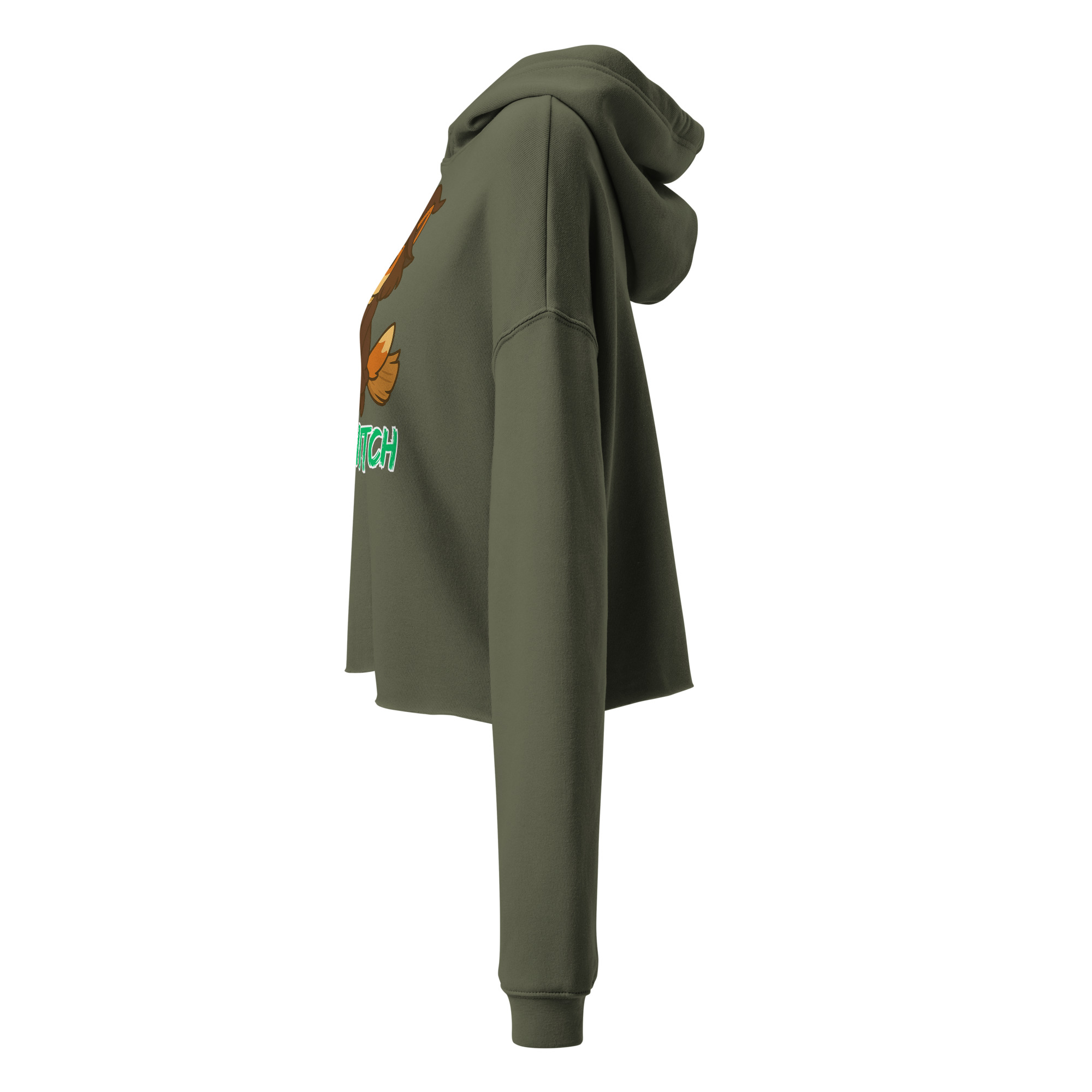 Dice Witch - DTF-Crop-Hoodie – Bild 7