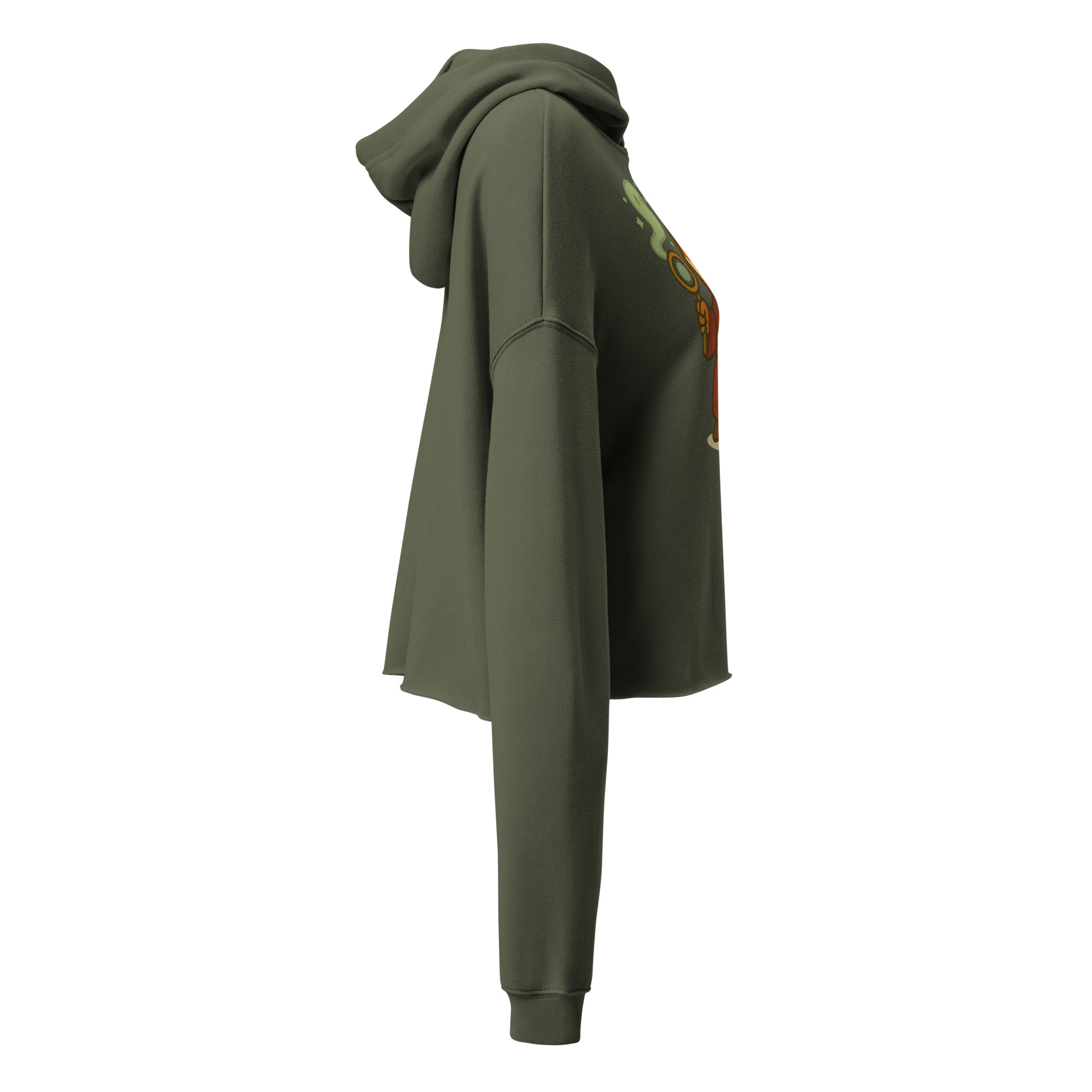 Fox Sorcerer - DTF-Crop-Hoodie – Bild 8