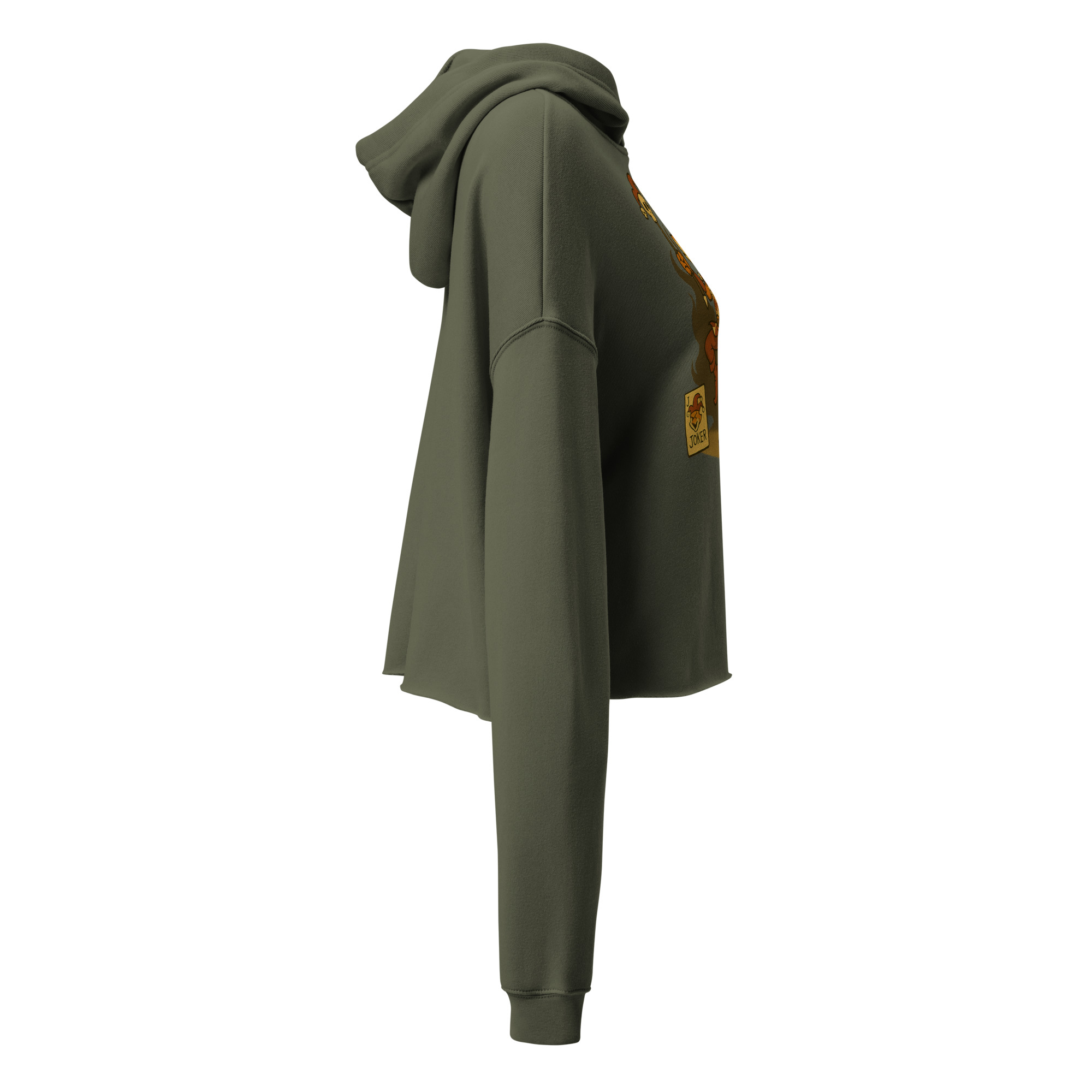 Fox Jester - DTF-Crop-Hoodie – Bild 9