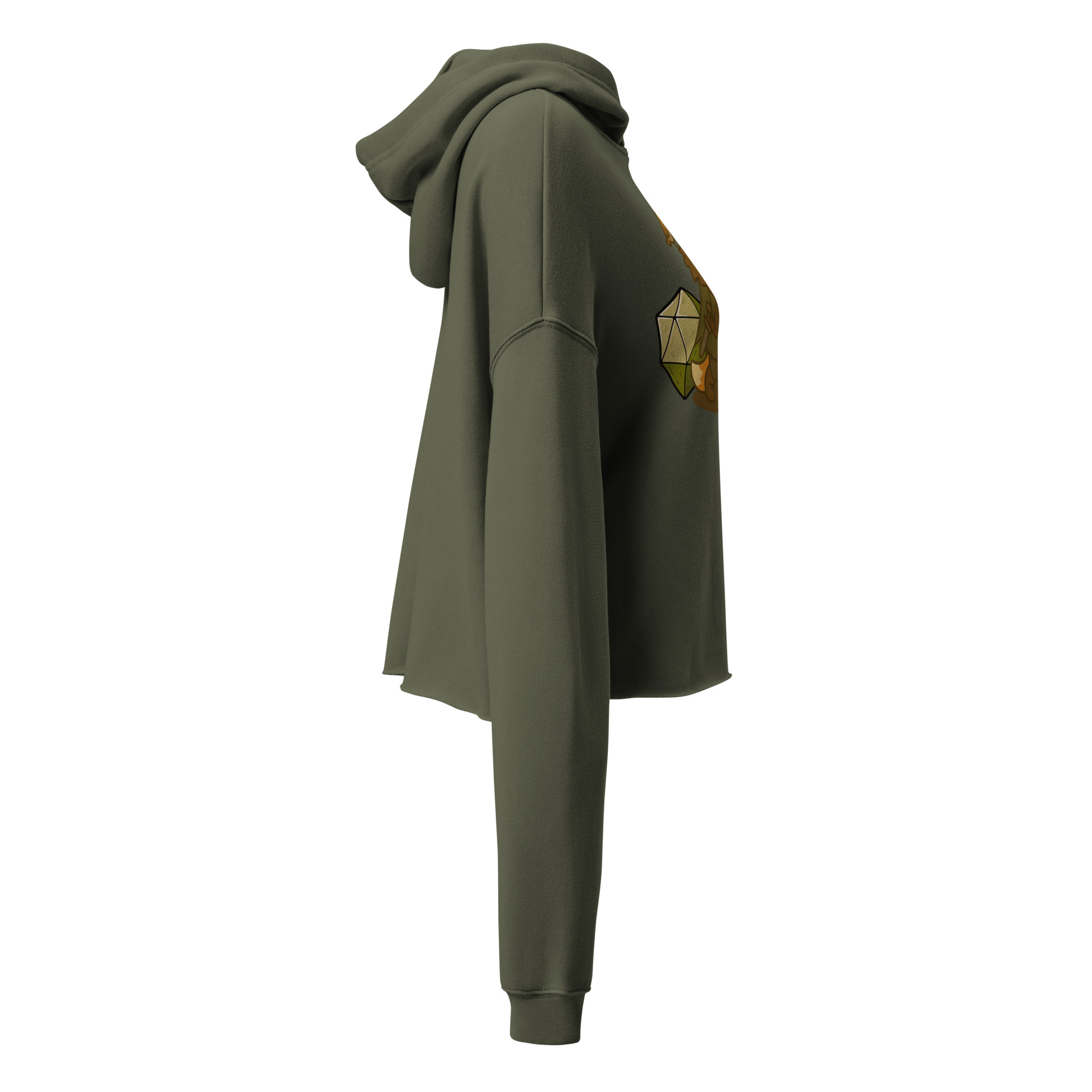 Dicefox Hunter - DTF-Crop-Hoodie – Bild 8