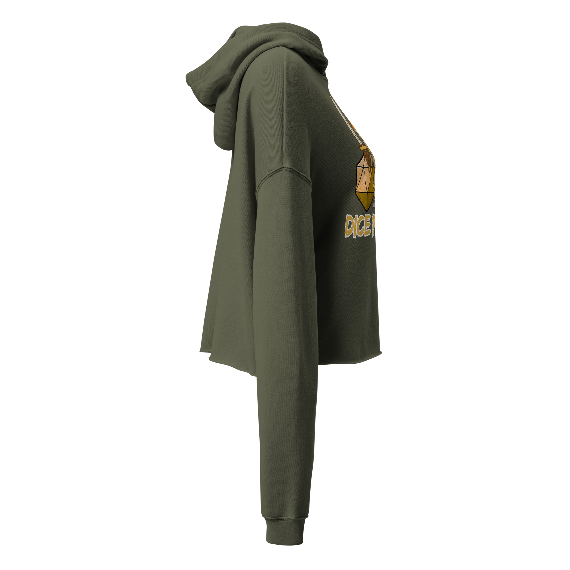 Dice Paladin - DTF-Crop-Hoodie – Bild 9
