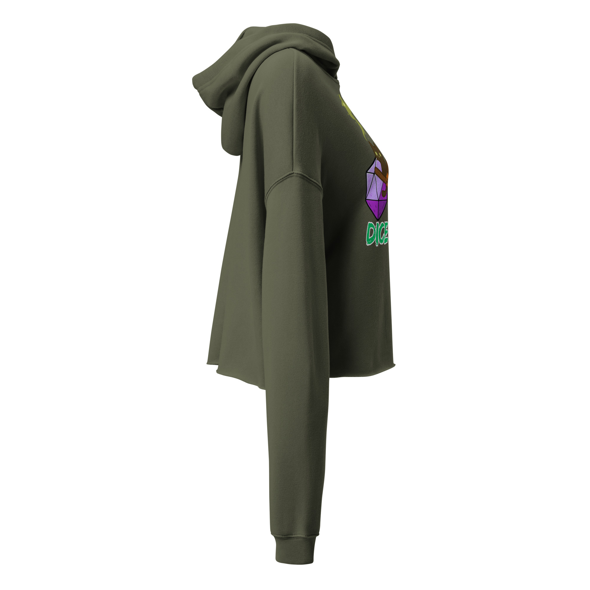 Dice Witch - DTF-Crop-Hoodie – Bild 8