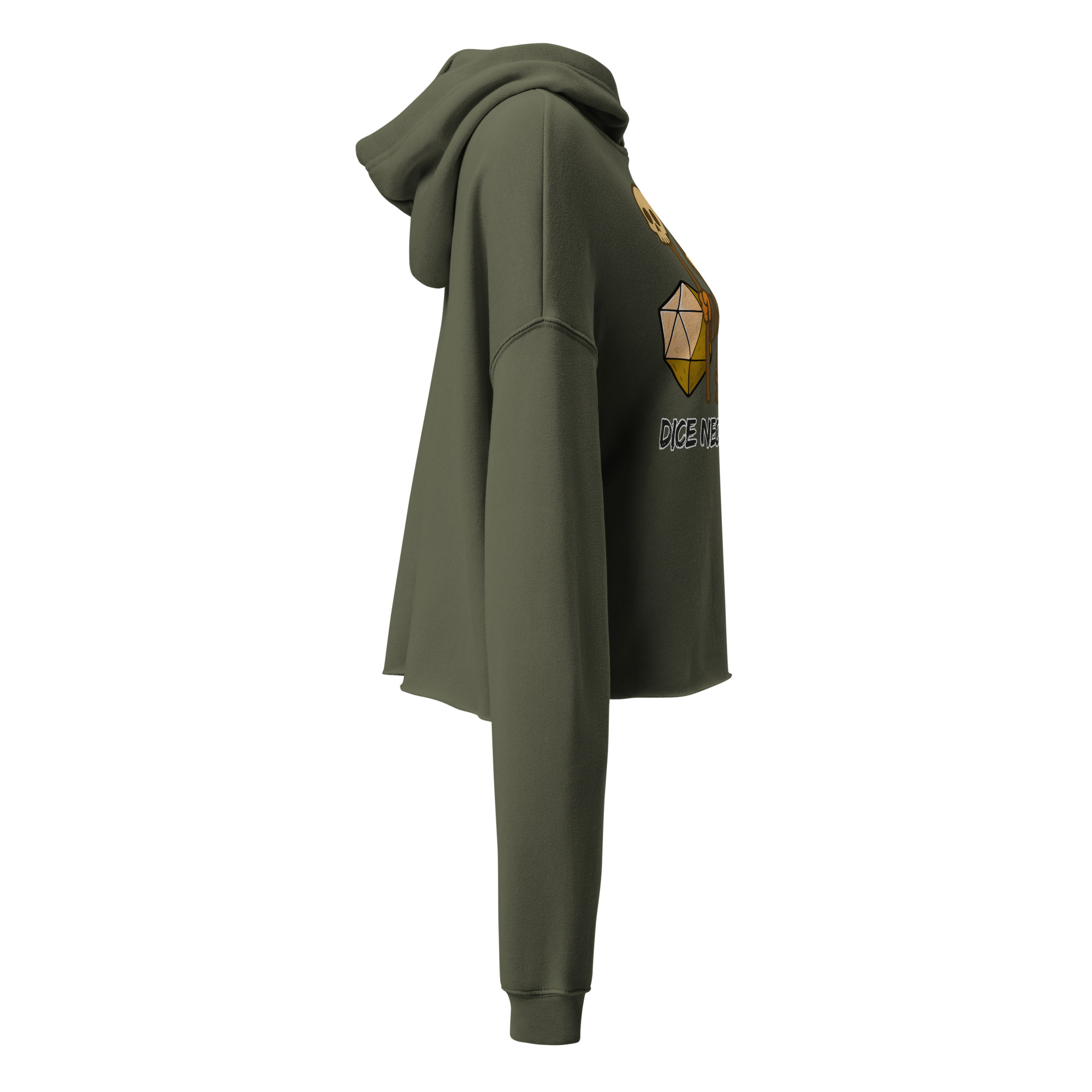 Dice Necromancer - DTF-Crop-Hoodie – Bild 9