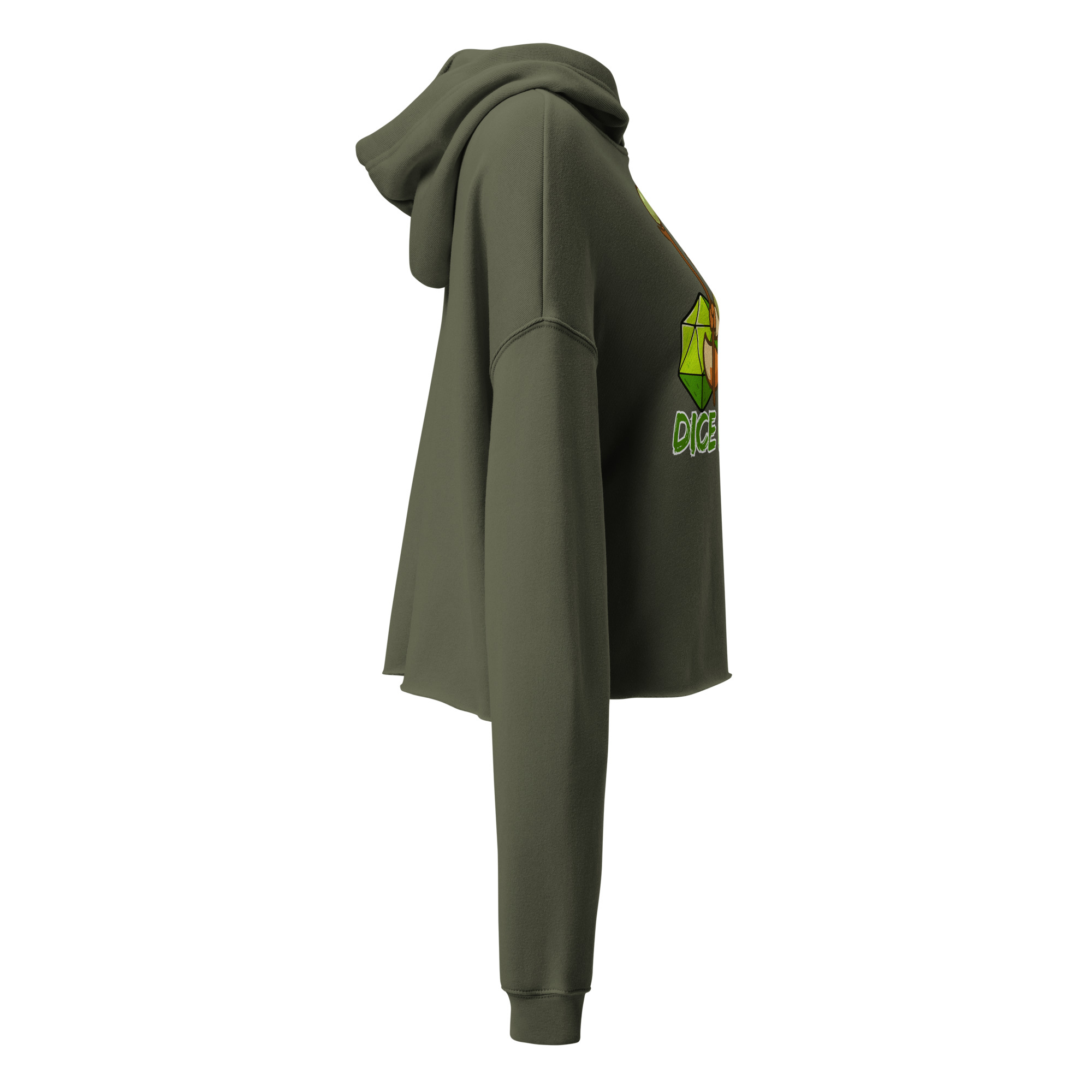 Dice Cleric - DTF-Crop-Hoodie – Bild 9