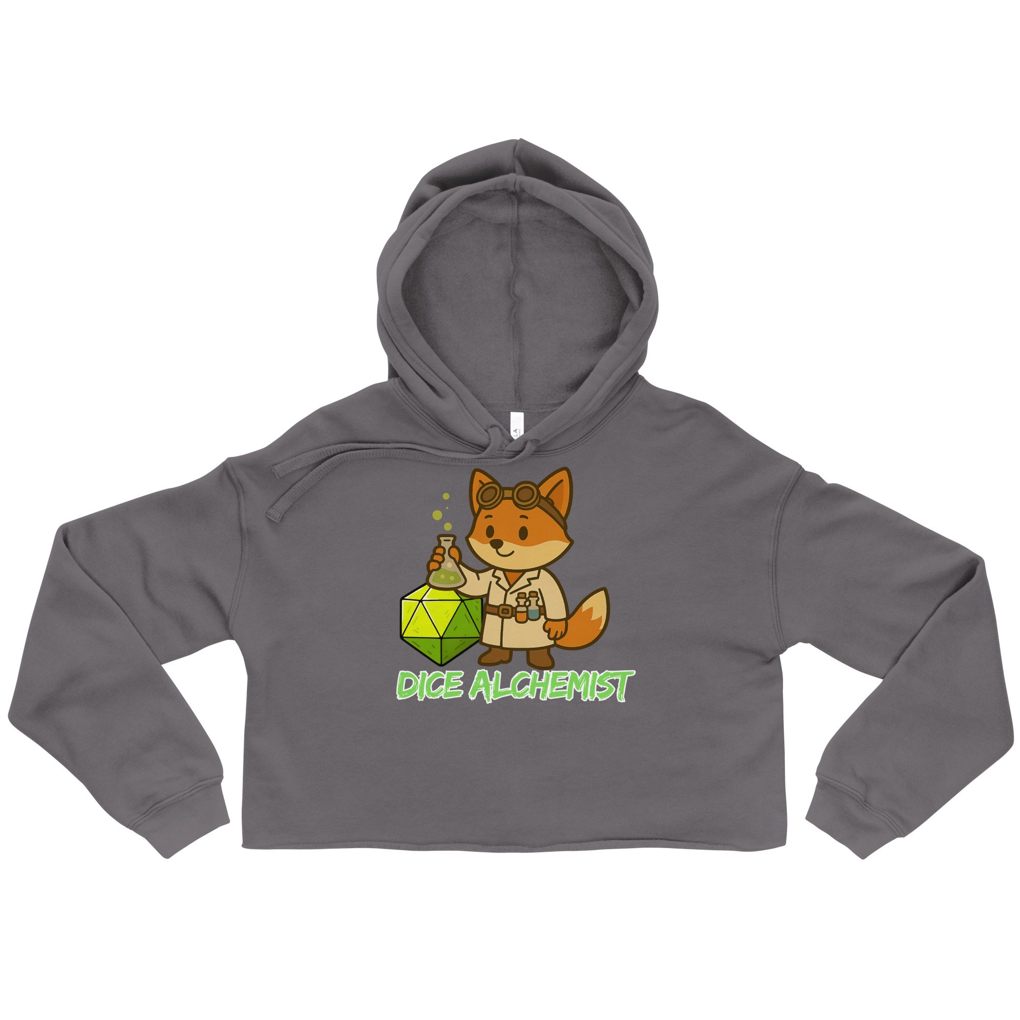 Dice Alchemist - DTF-Crop-Hoodie – Bild 3