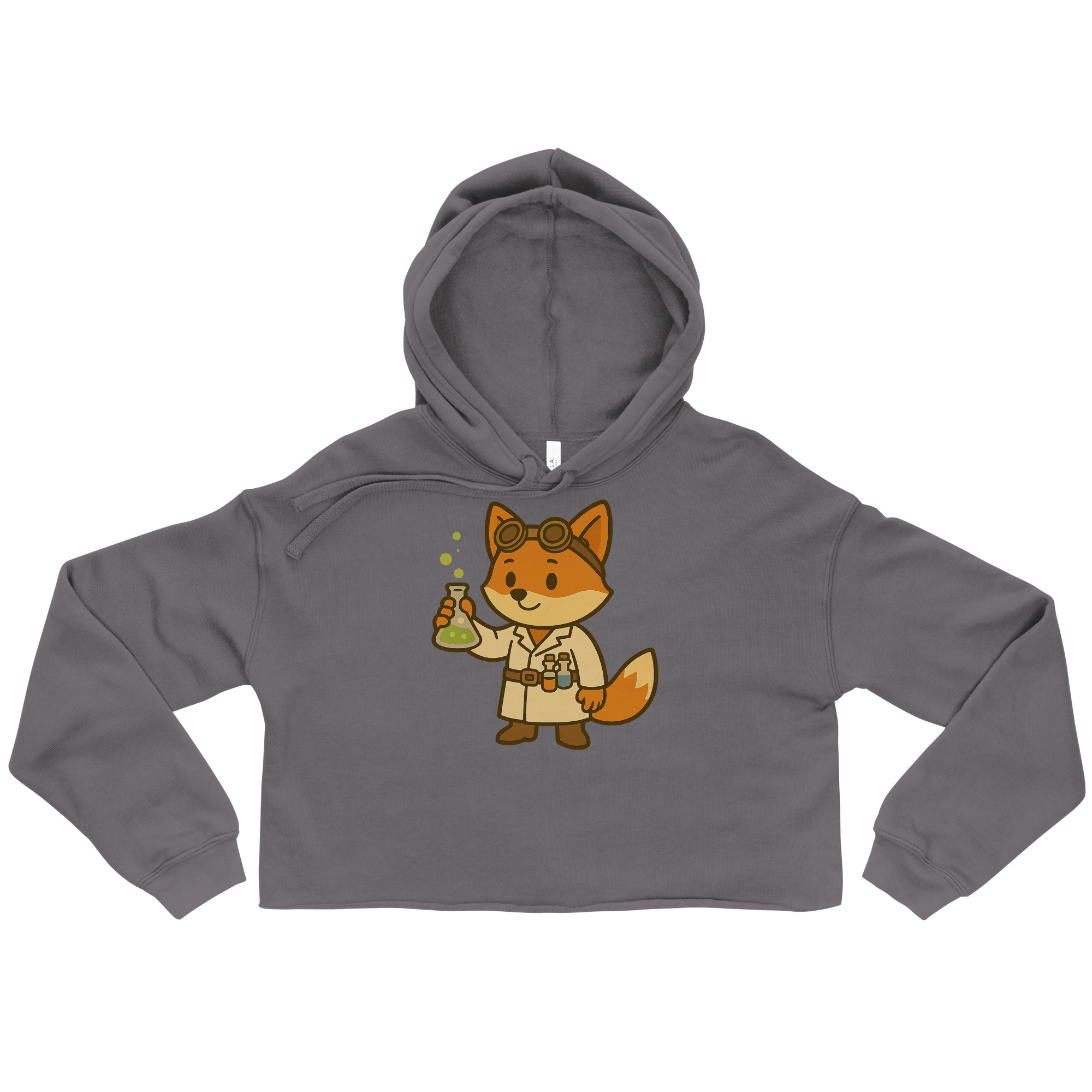 Fox Alchemist - DTF-Crop-Hoodie – Bild 3